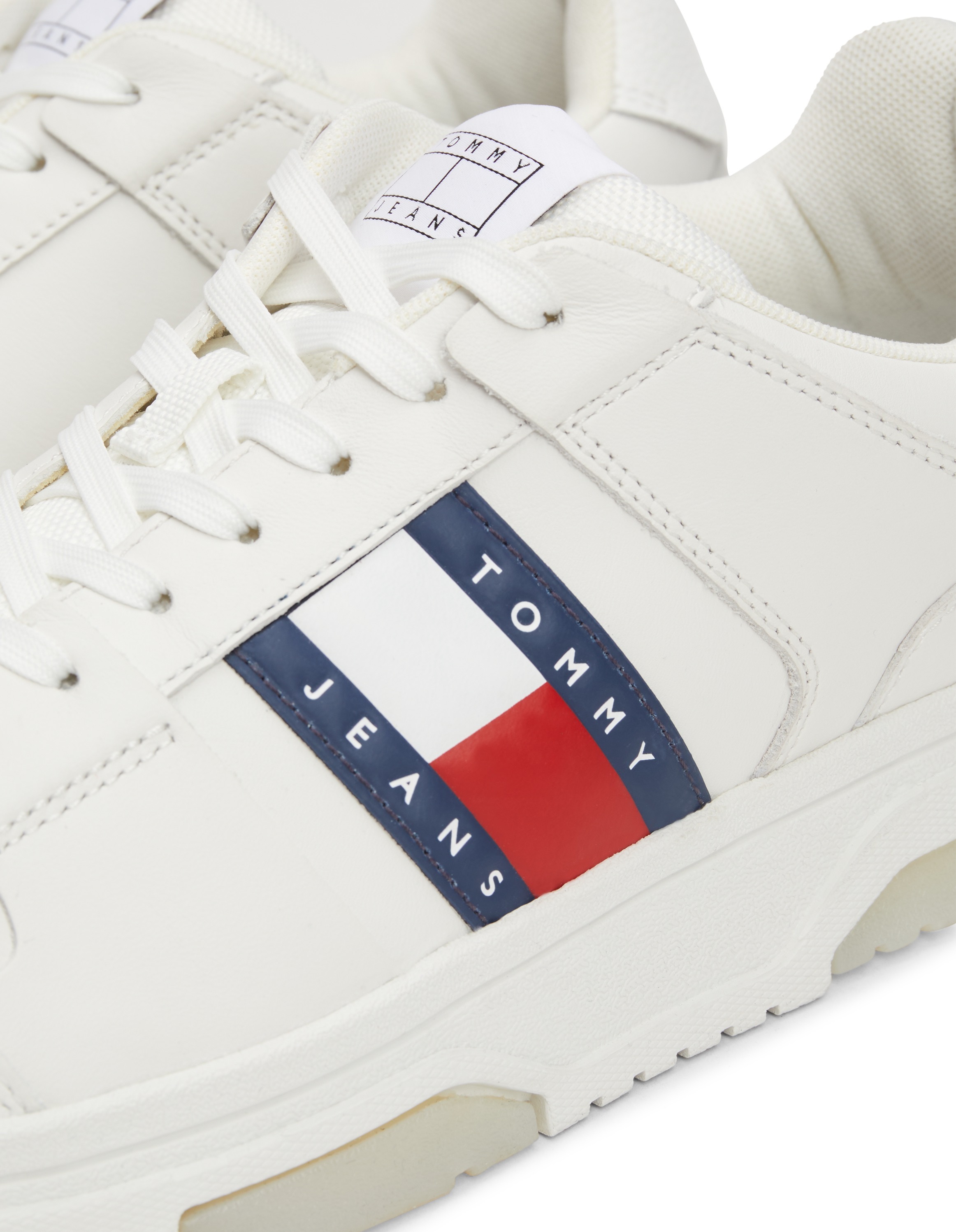 Tommy Jeans Sneaker "THE BROOKLYN LEATHER", Freizeitschuh, Halbschuh, Schnü günstig online kaufen