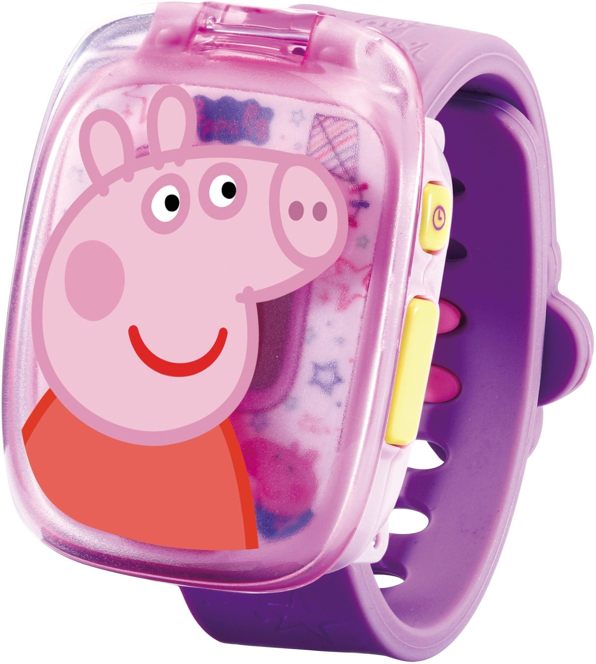 Lernspielzeug »Peppa Pig, Peppas Lernuhr pink«