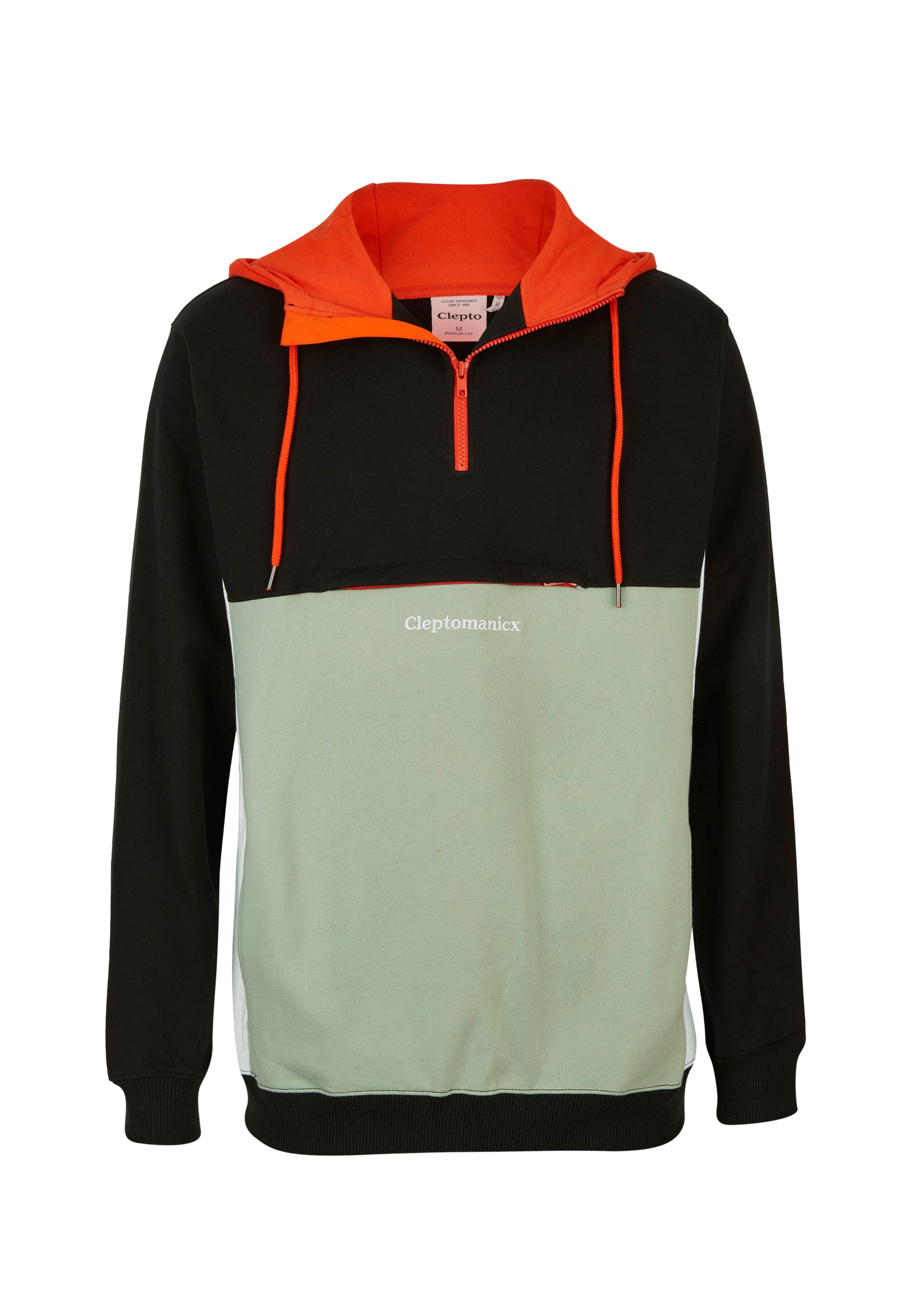Cleptomanicx Kapuzensweatshirt »Hooded Block«, im lässigen Color-Blocking-Stil