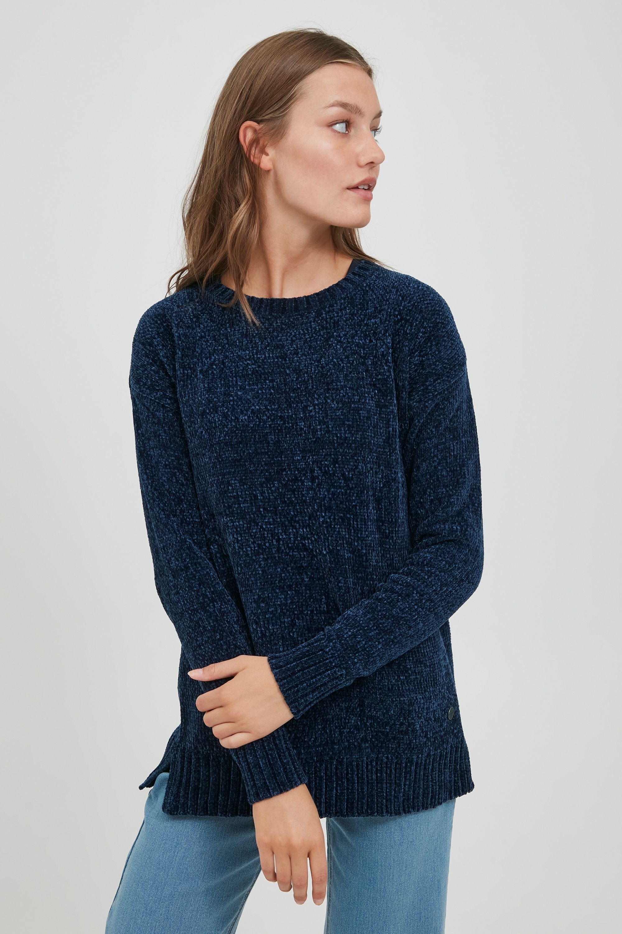 OXMO Strickfleece-Pullover »Strickpullover OXElvina«