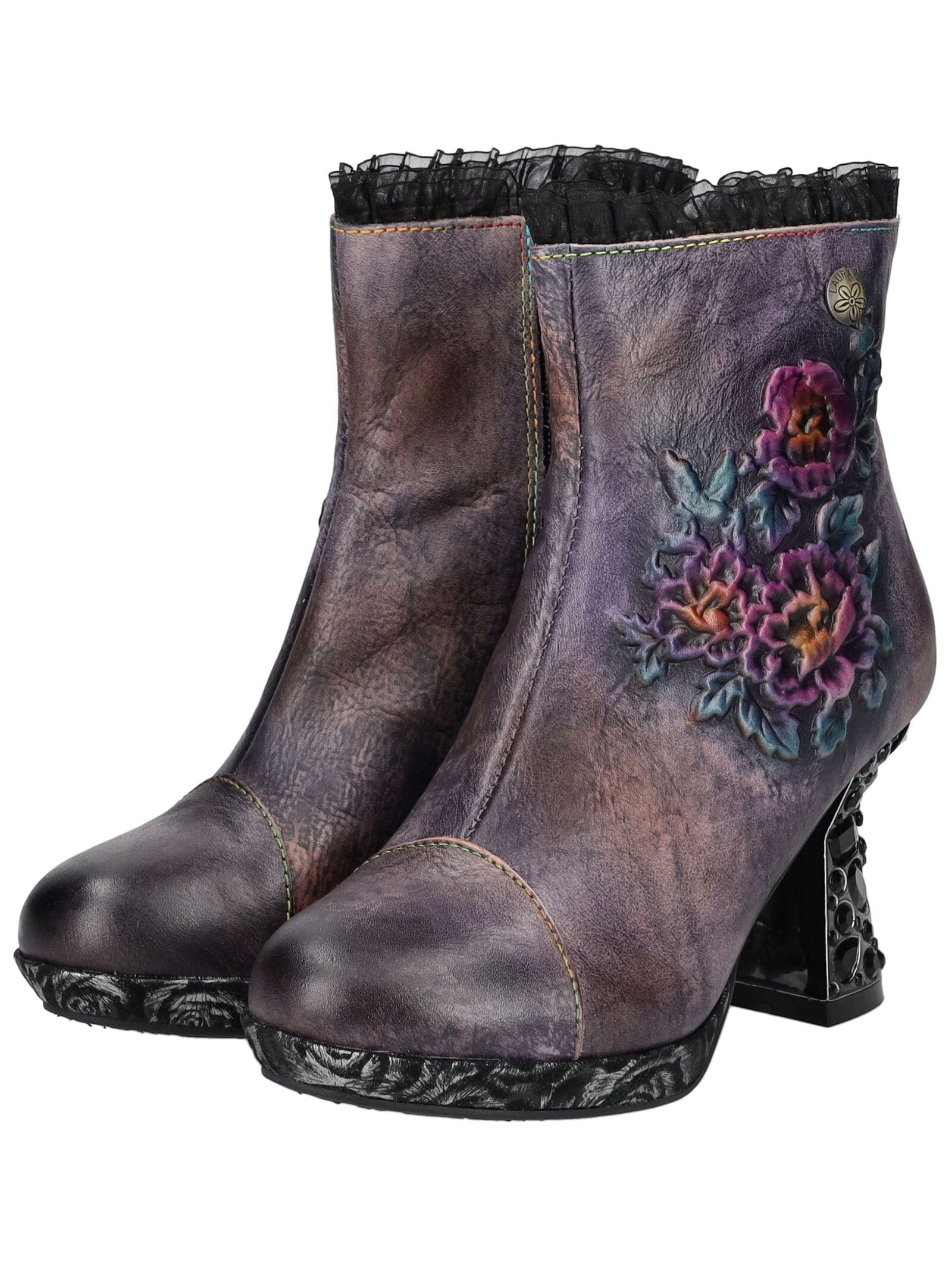 LAURA VITA High-Heel-Stiefelette »LAURA VITA Stiefelette Leder«