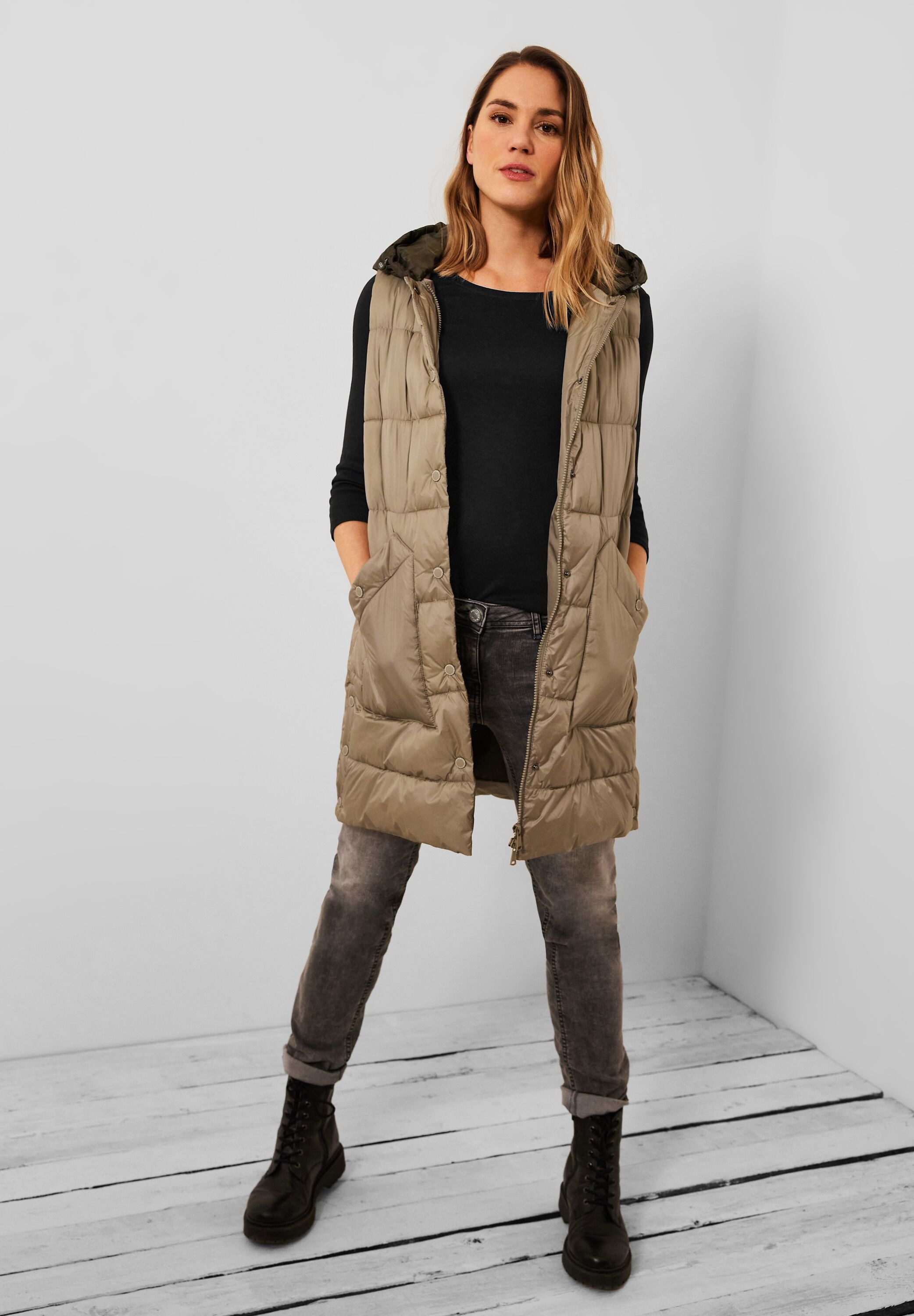 Cecil 3/4-Arm-Shirt, aus reiner Baumwolle
