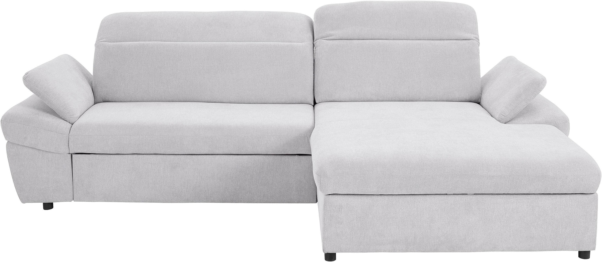 exxpo - sofa fashion Ecksofa »Kyoto, inkl. Kopfteil- und Armteilverstellung, hoher Sitzkomfort«, wahlweise mit Bettfunktion und Bettkasten, hochwertige Bezüge, L-Form