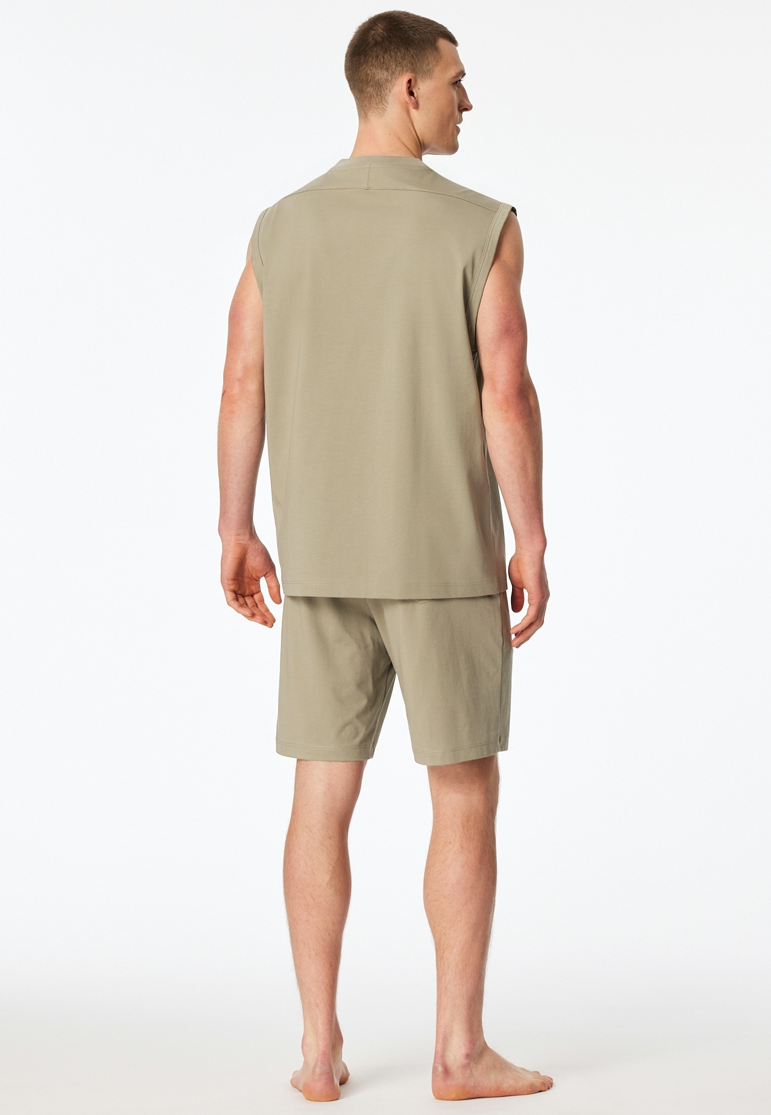 Thumbnail - Schiesser Shorty "Modern Nightwear" 2 mit Rundhalsausschnitt und ärmellos, leichter Oversize-Fit