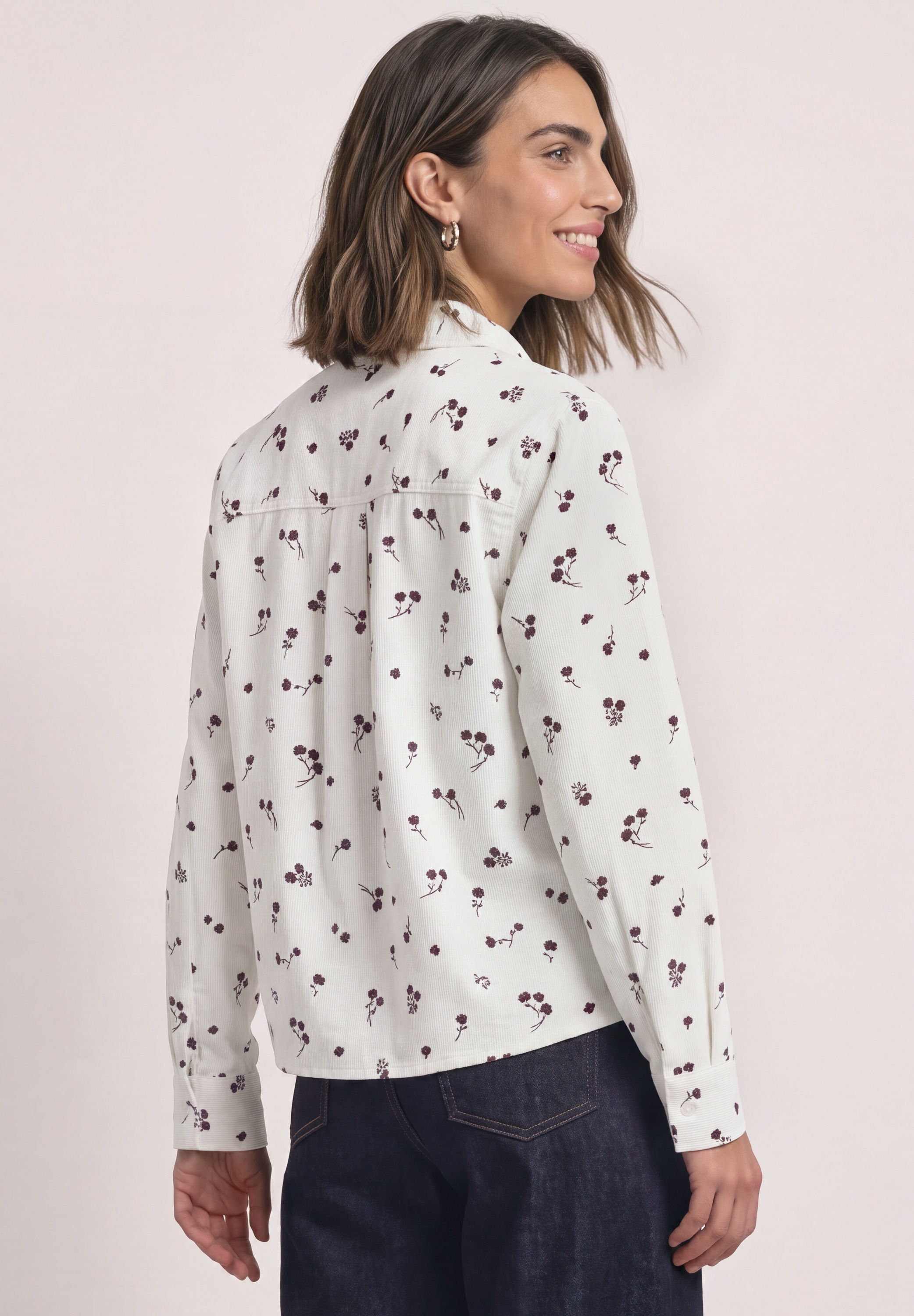 STREET ONE Langarmbluse mit Blumenmuster