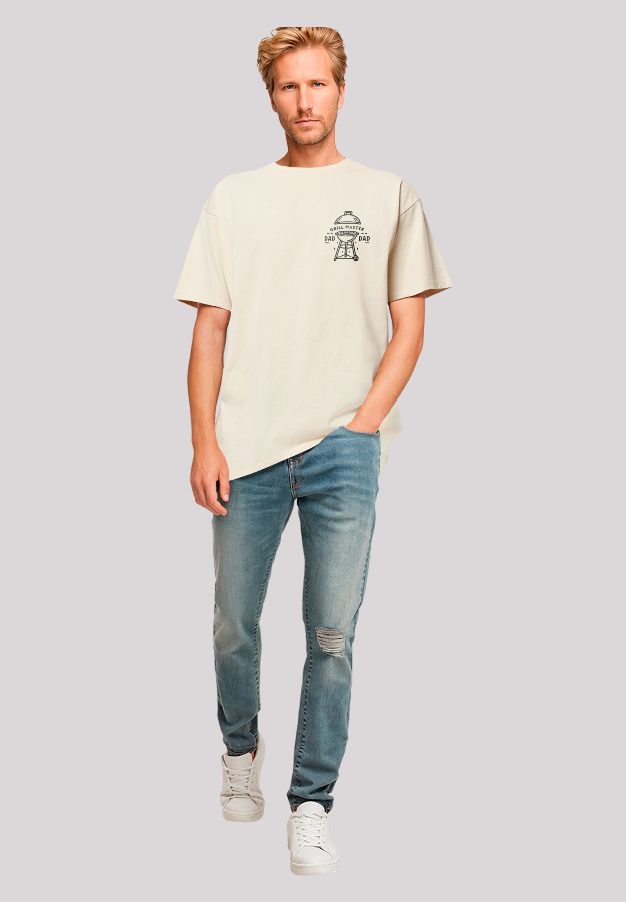 F4NT4STIC T-Shirt »Vatertag Grill Master für BBQ-Väter«, Premium Qualität