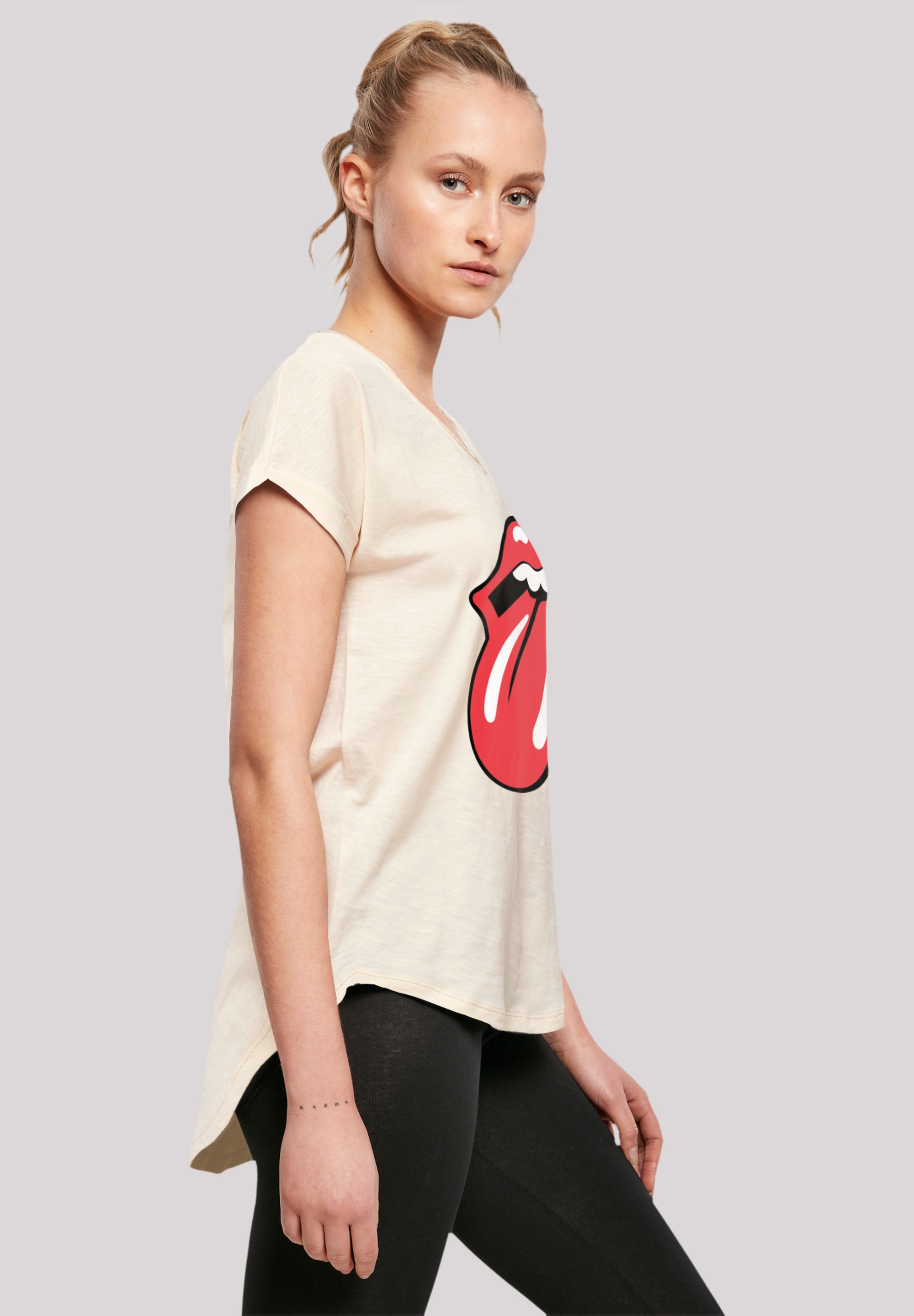 F4NT4STIC T-Shirt »The Rolling Stones Zunge«, Premium Qualität