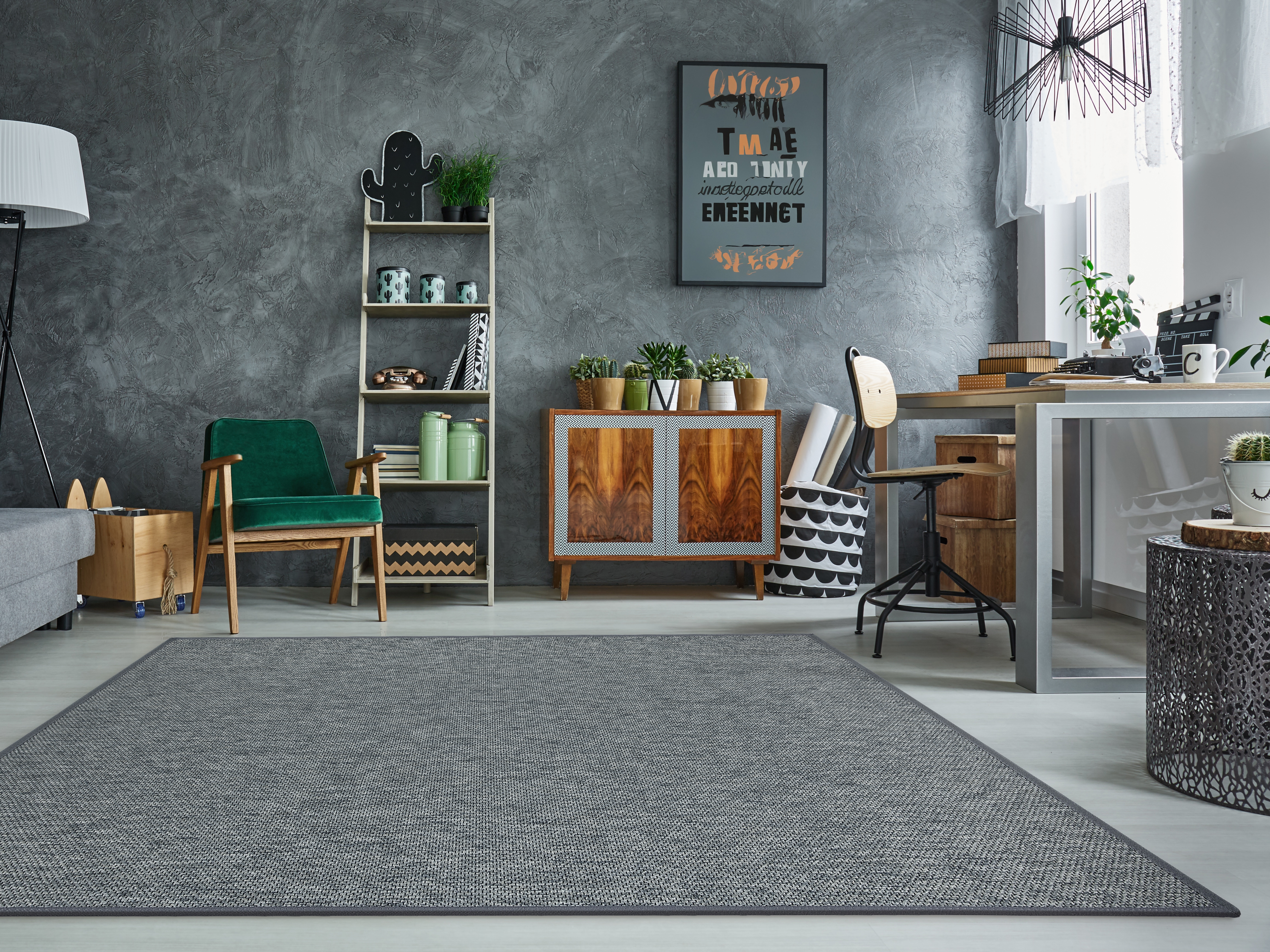 Dekowe "Naturino Prestige" rechteckig 10 mm Höhe Flachgewebe, meliert, Sisal Optik, In- und Outdoor geeignet
