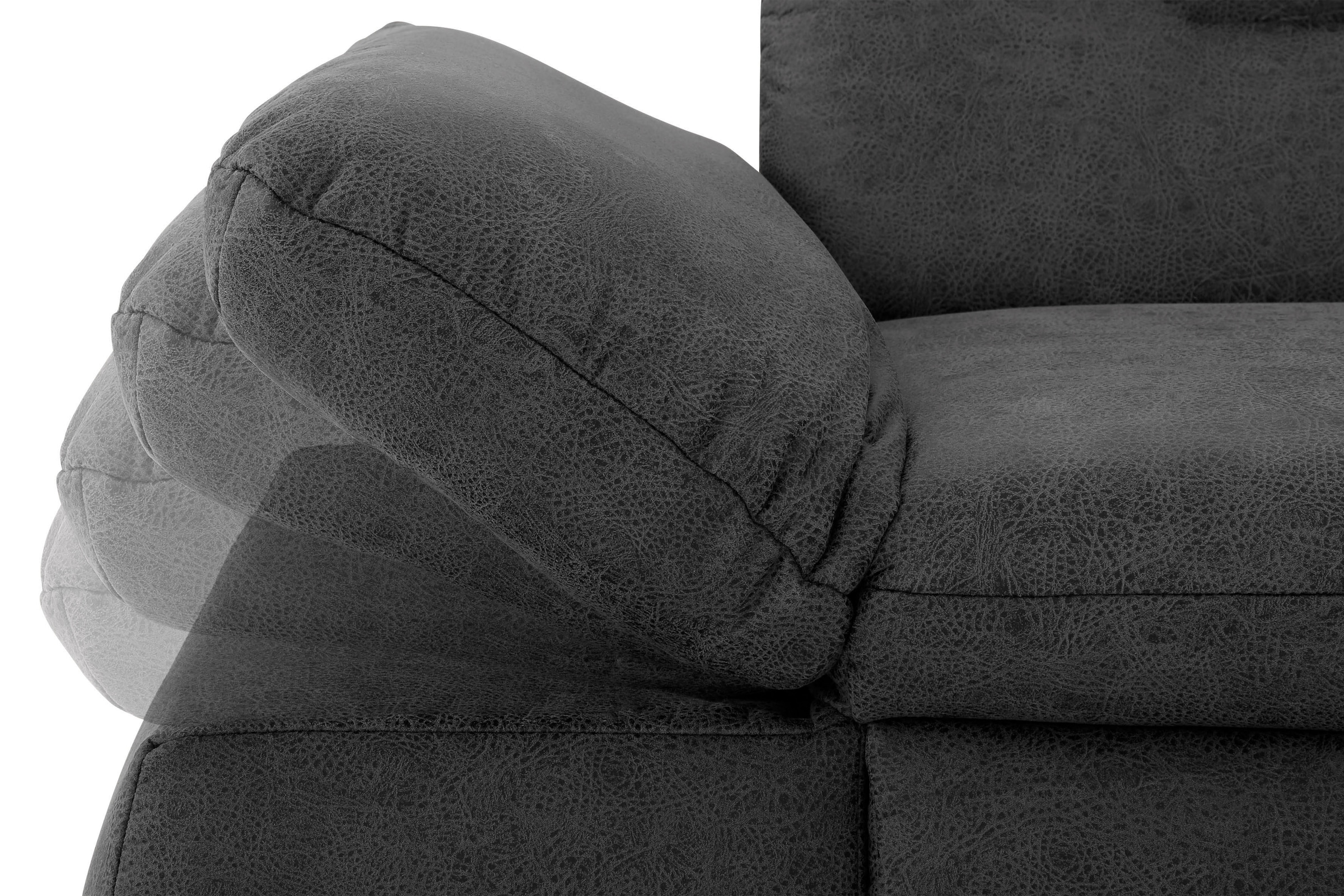 INOSIGN Ecksofa »Avesa L-Form«, Wahlweise mit Armteilvertsellung und Bettfunktion, B/T/H: 300/172/80cm