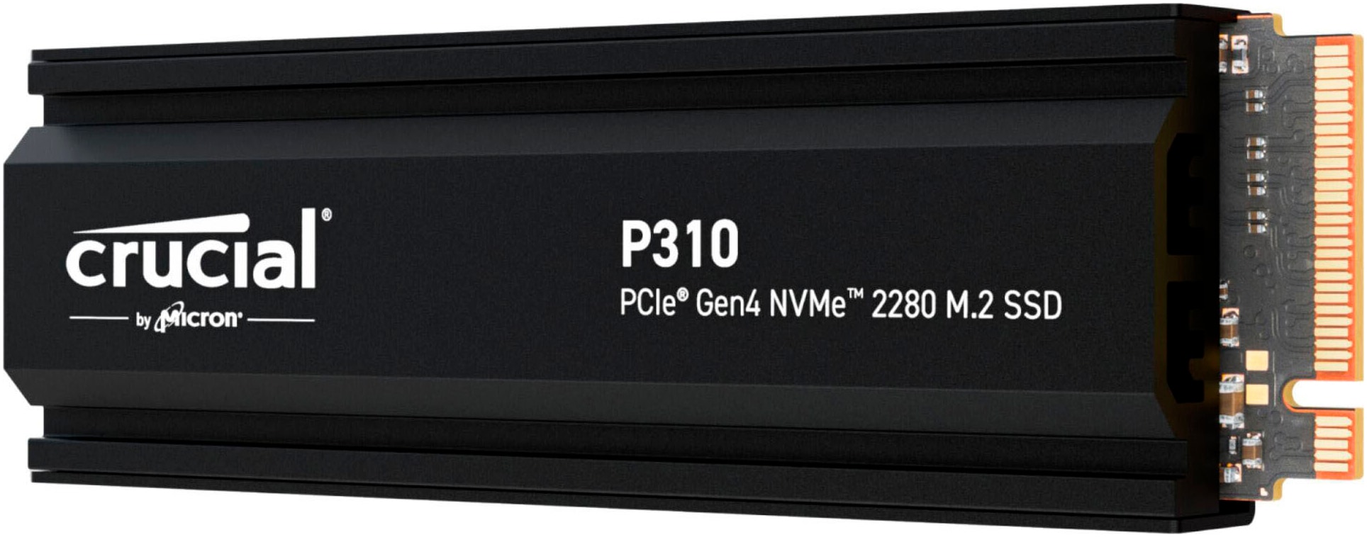 Crucial SSD-Festplatte »P310 Gen4 2280 1TB mit Heatsink« 1000 GB Anschluss M.2 (2880)