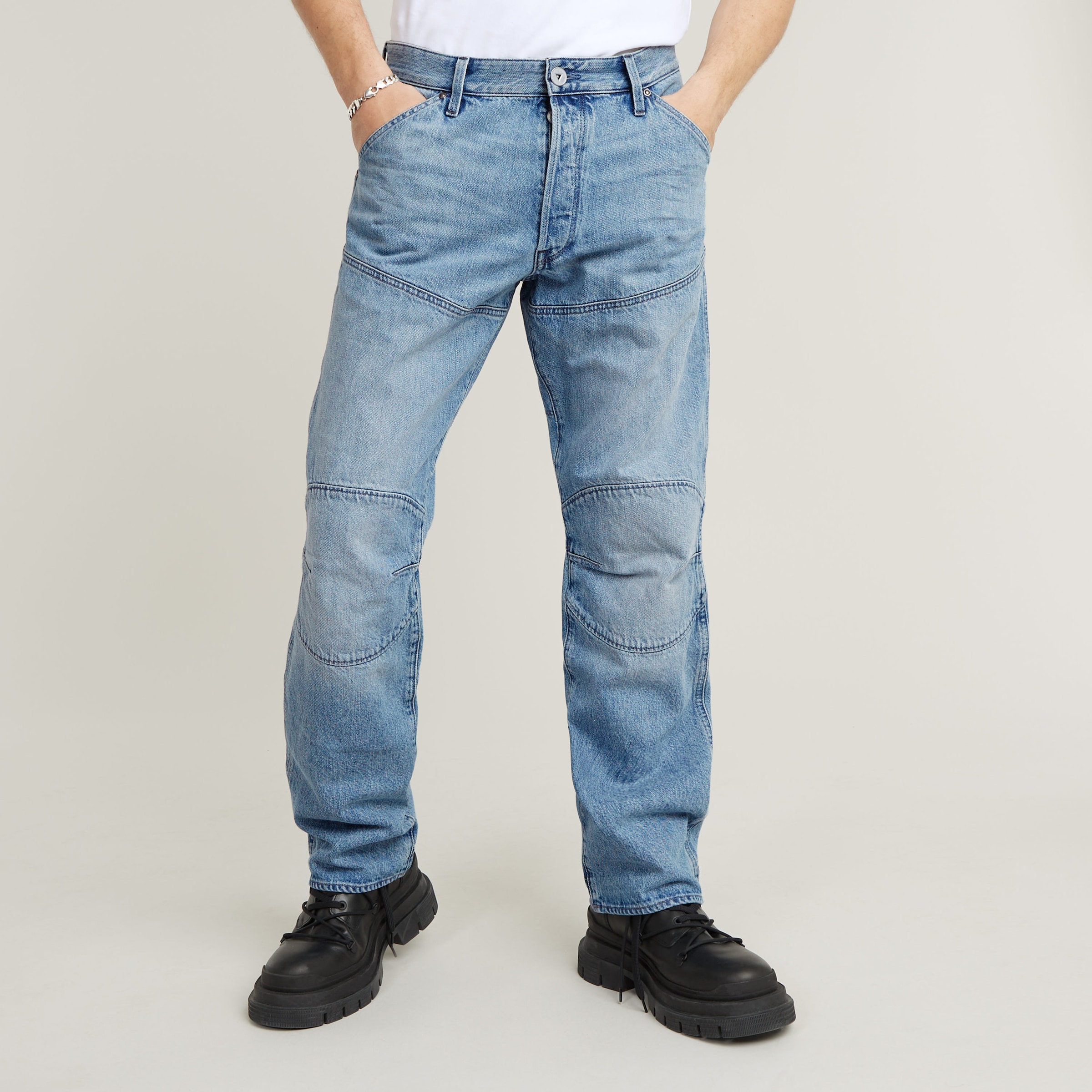 G-STAR Regular-fit-Jeans "5620 3D Regular", mit Knie-Patches günstig online kaufen