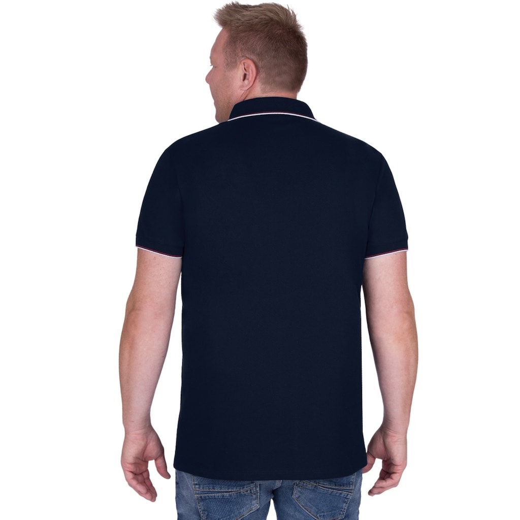 Trigema Poloshirt »TRIGEMA Polo-Shirt mit V-Ausschnitt«, (1 tlg.)