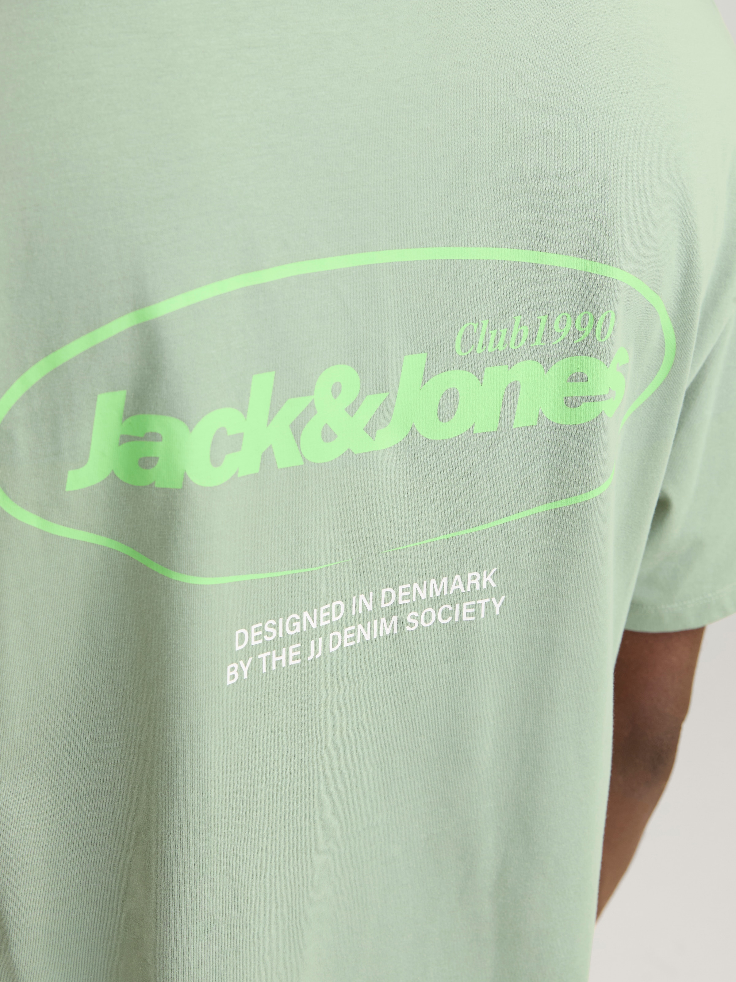 Jack & Jones Rundhalsshirt »JJEBRADLEY GRAPHIC TEE SS O-NECK NOOS«, mit Front und Back Print