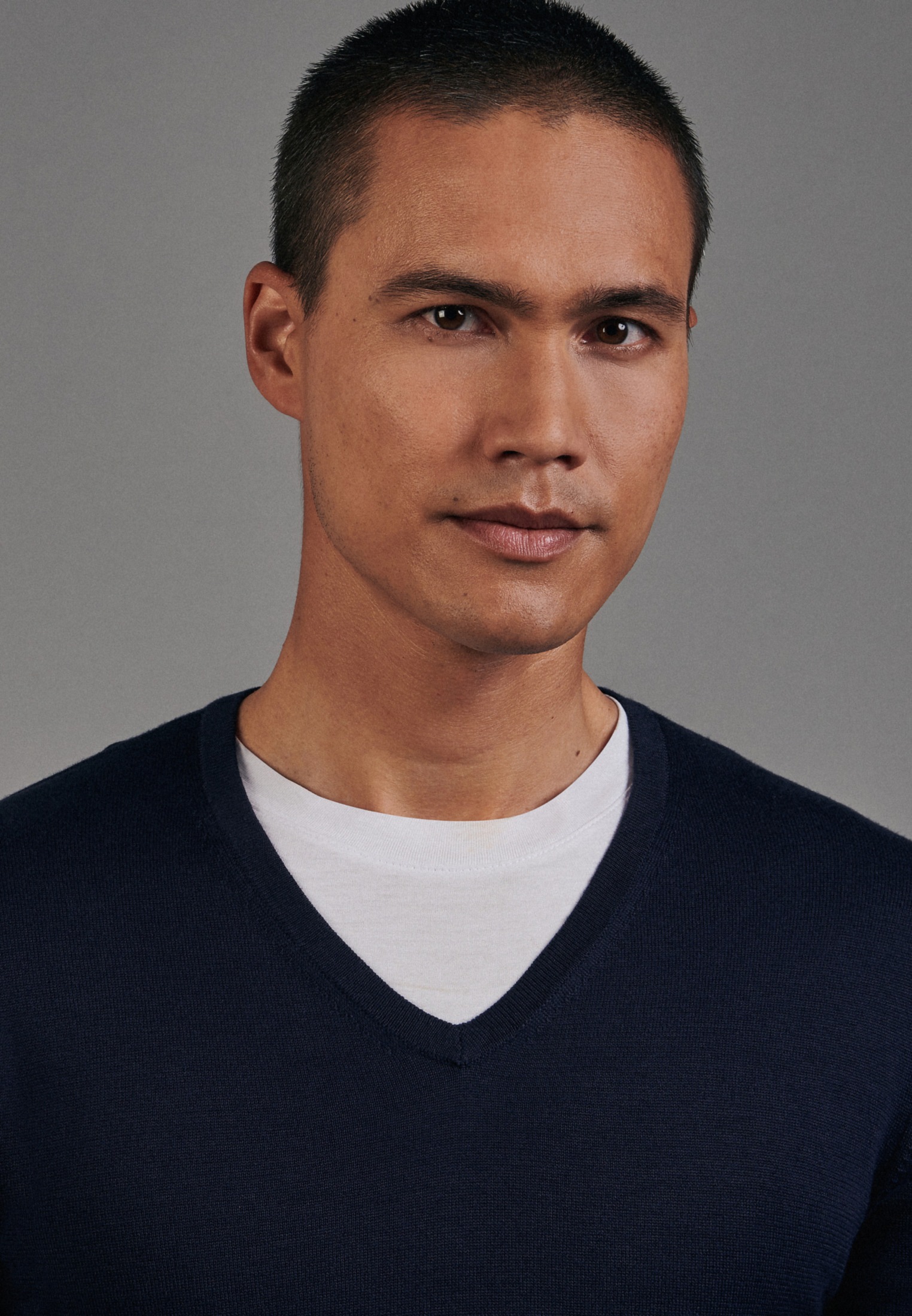 seidensticker V-Ausschnitt-Pullover »Schwarze Rose« Langarm V-Neck Uni JN9721
