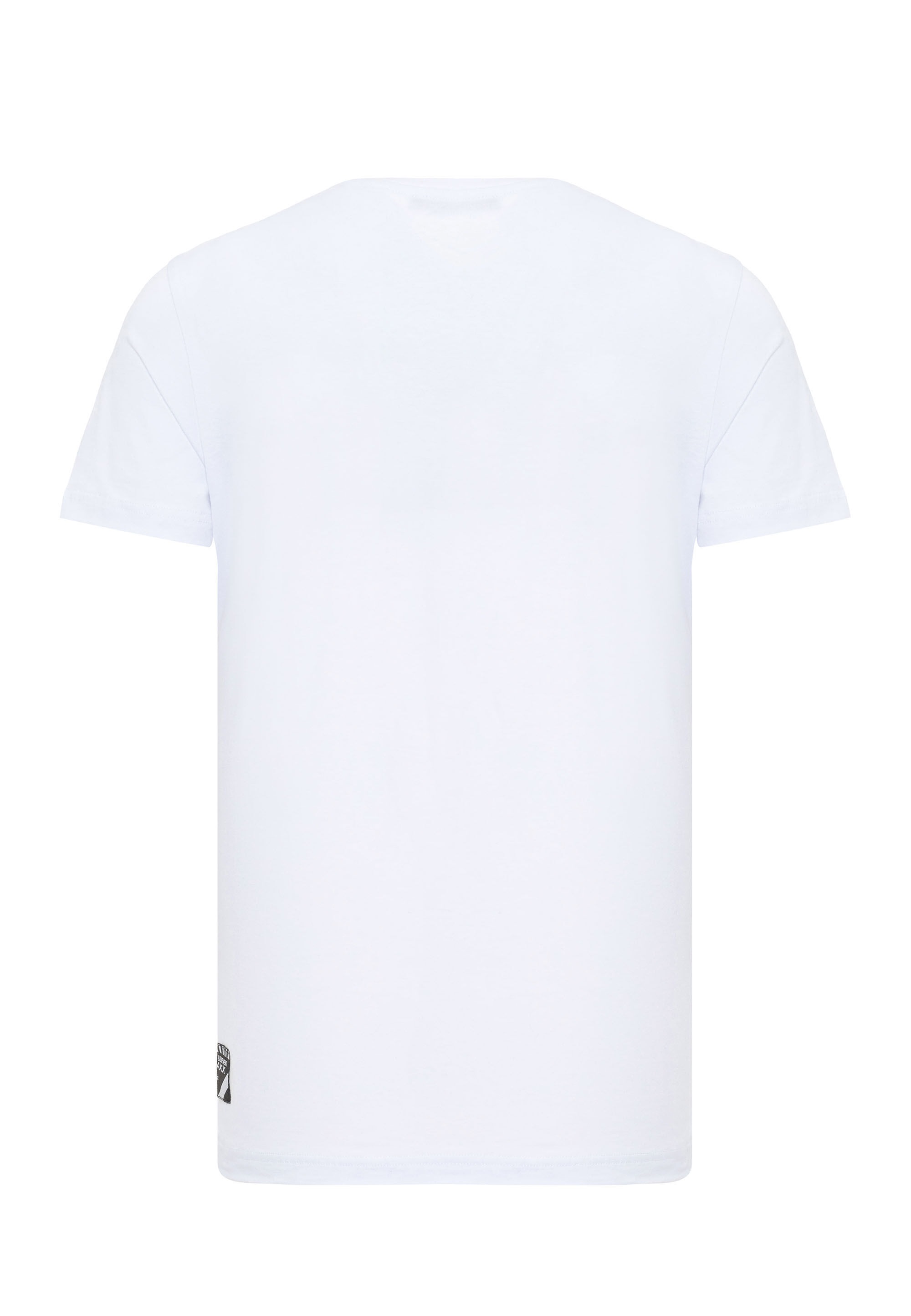 Cipo & Baxx T-Shirt »T-Shirt«, mit Rundhals-Ausschnitt