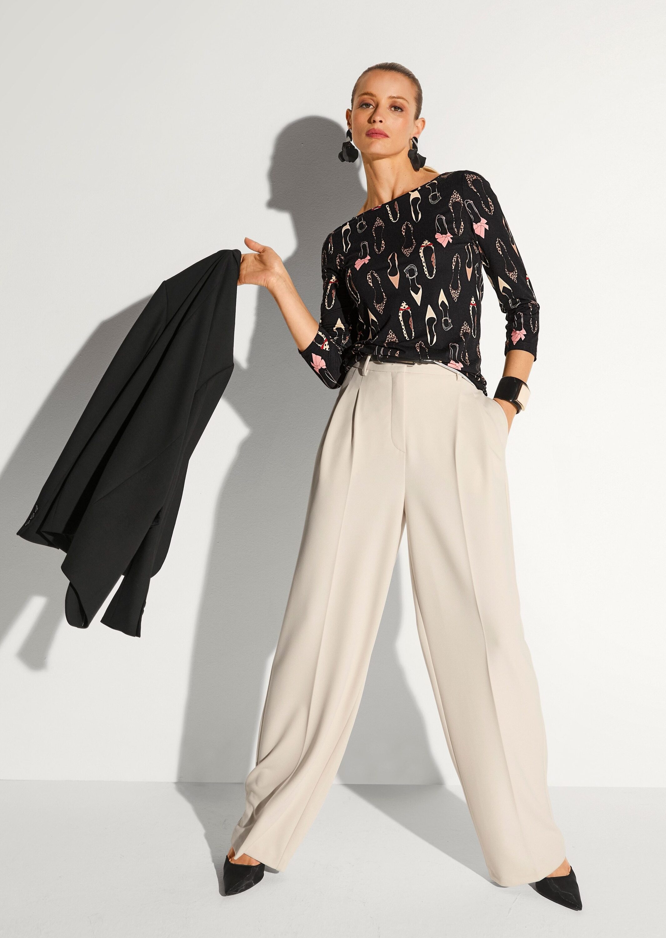 MADELEINE Stoffhose »Bundfaltenhose Stoffhose mit Bügelfalten«