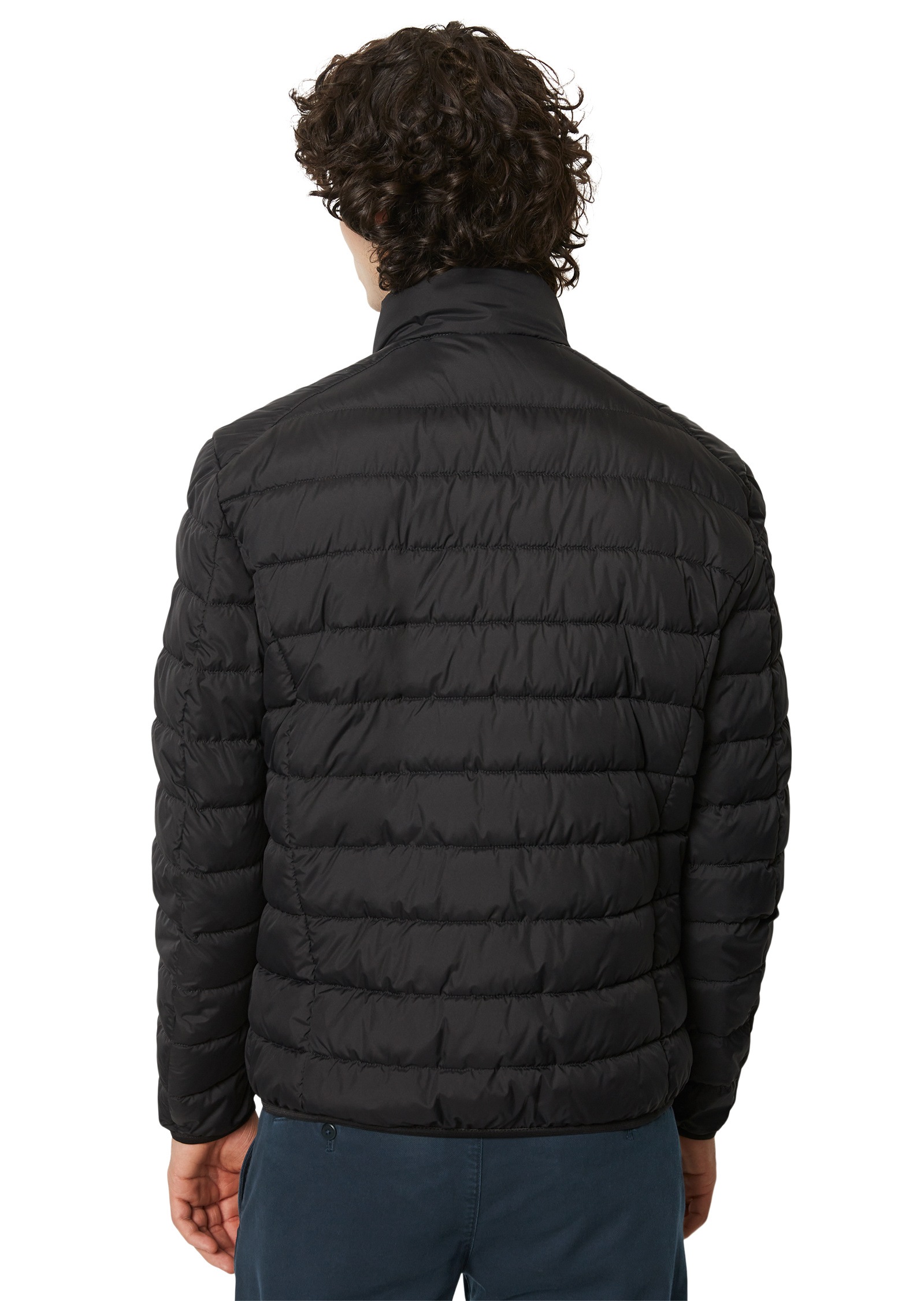Marc O'Polo Outdoorjacke »aus recycelter Qualität«, ohne Kapuze