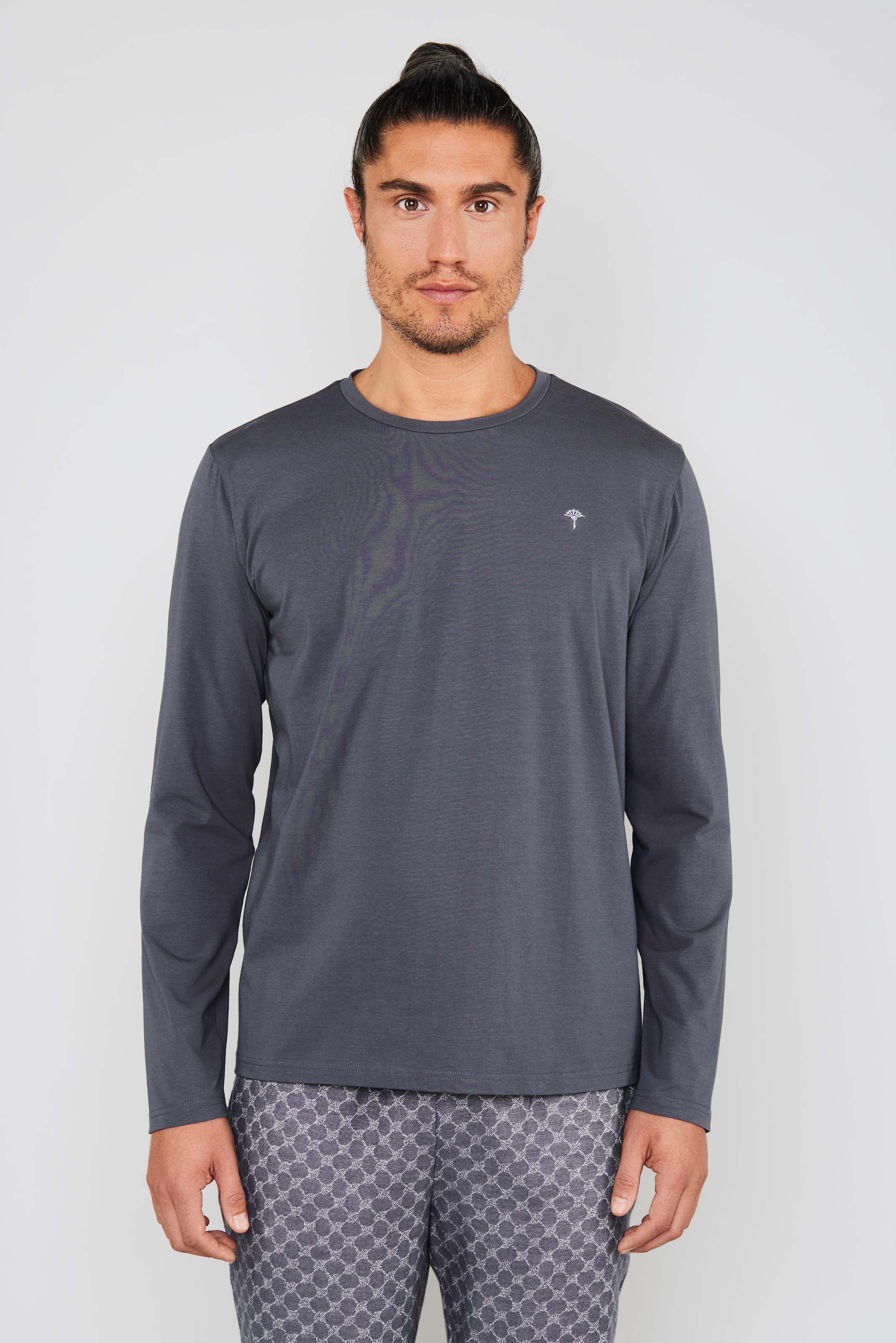 Marc OPolo Langarmshirt, Rundhalsausschnitt, Langarm, Bauwoll-Mix, Regular günstig online kaufen
