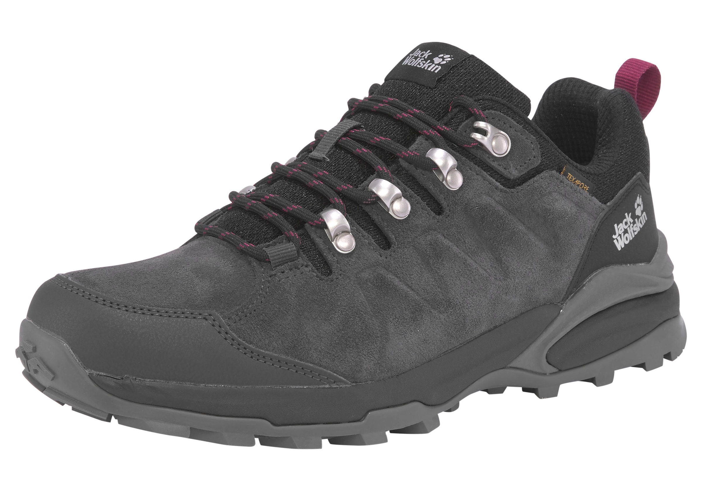 Jack Wolfskin Wanderschuh "REFUGIO TEXAPORE LOW W", Wasserdicht, Trekkingsc günstig online kaufen