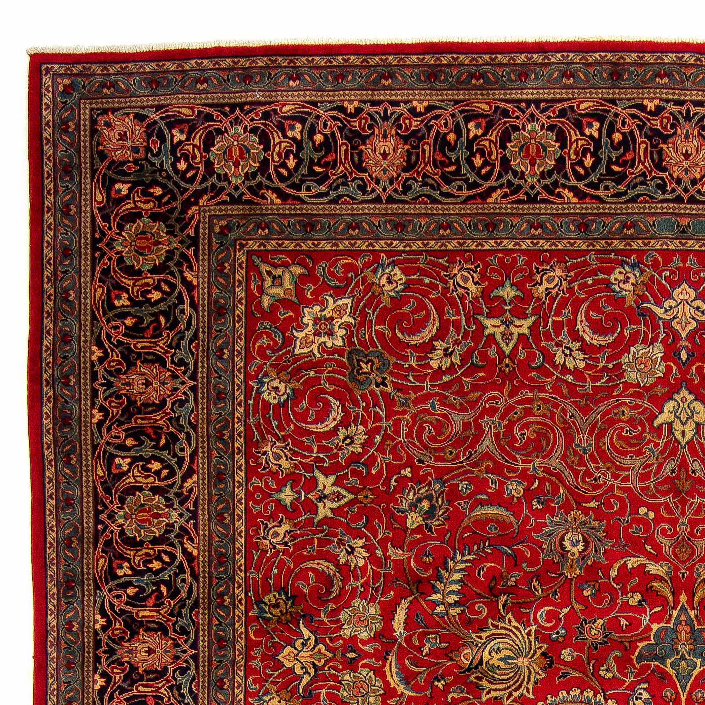 morgenland Orientteppich »Perser - Classic - 395 x 285 cm - rot«, rechteckig, Wohnzimmer, Handgeknüpft, Einzelstück mit Zertifikat