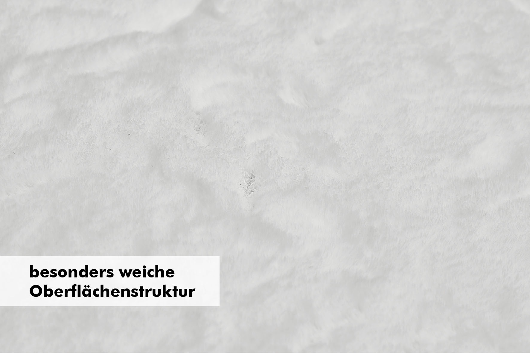 LUXOR living Fellteppich »Novara«, rund, 30 mm Höhe, Kunstfell, Kaninchenfell-Haptik, besonders weicher Hochflor