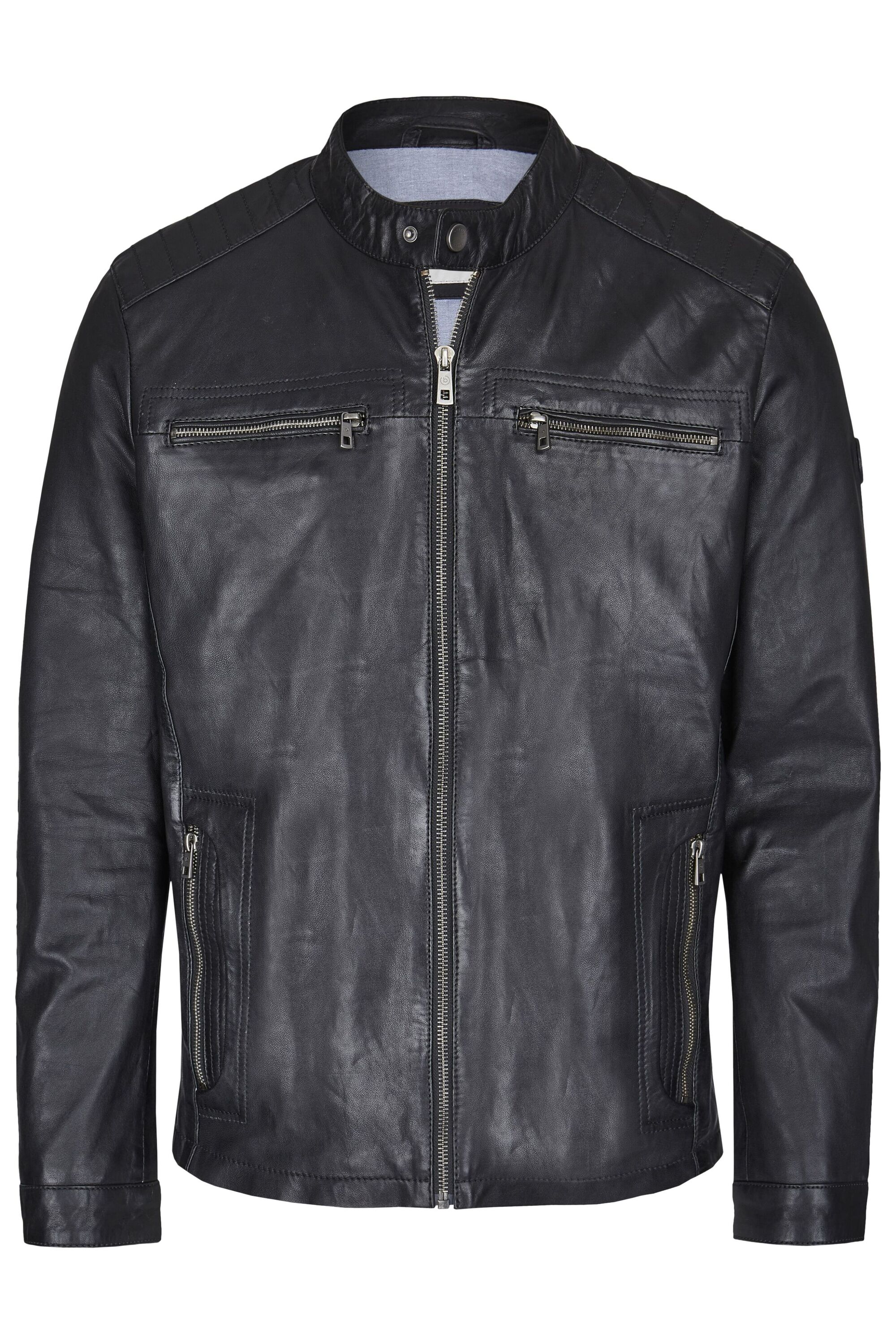bugatti Blouson "BUALBERTO" ohne Kapuze mit Druckknopfriegeln und Reißverschlüssen