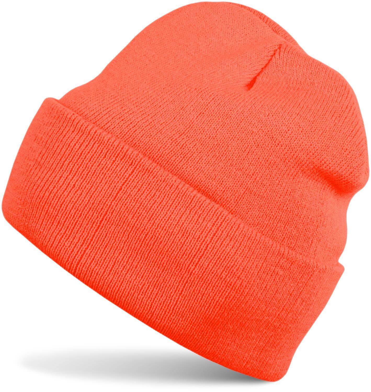styleBREAKER Strickmütze "Winter Strickmütze mit Krempe" 1 Stk.