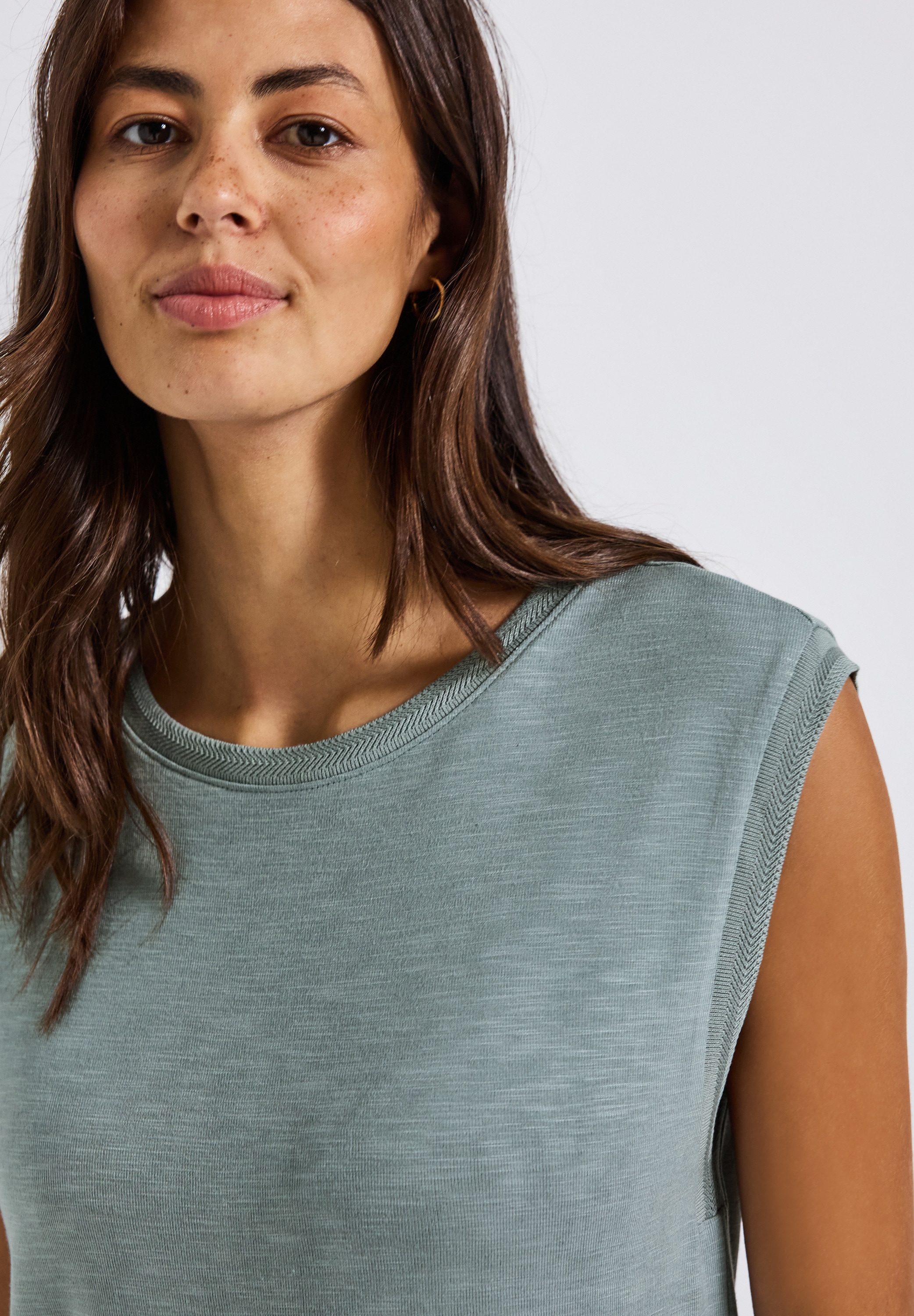 STREET ONE Shirttop, mit Dekotapes