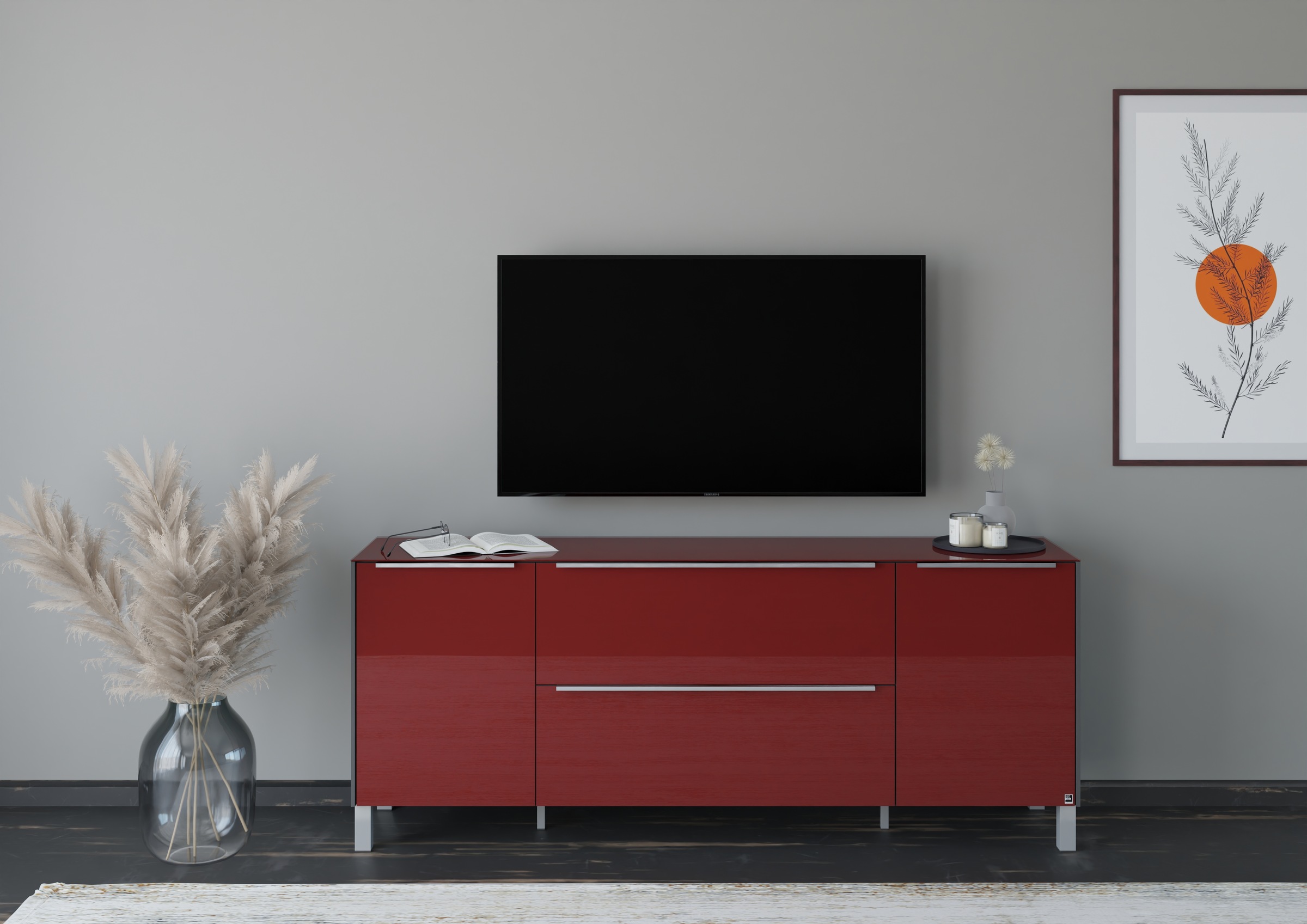 set one by Musterring Lowboard "Reno" 1 Stk. tlg. Mit Vierkantfuß in divers günstig online kaufen