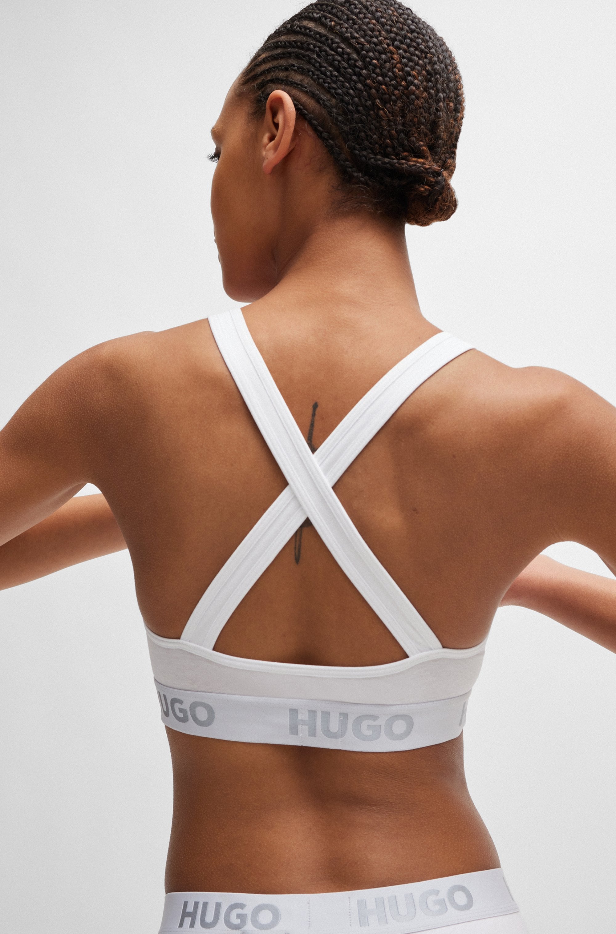 HUGO Underwear Bralette-BH »BRALETTE PADDED SPOR«, mit elastischem Bund