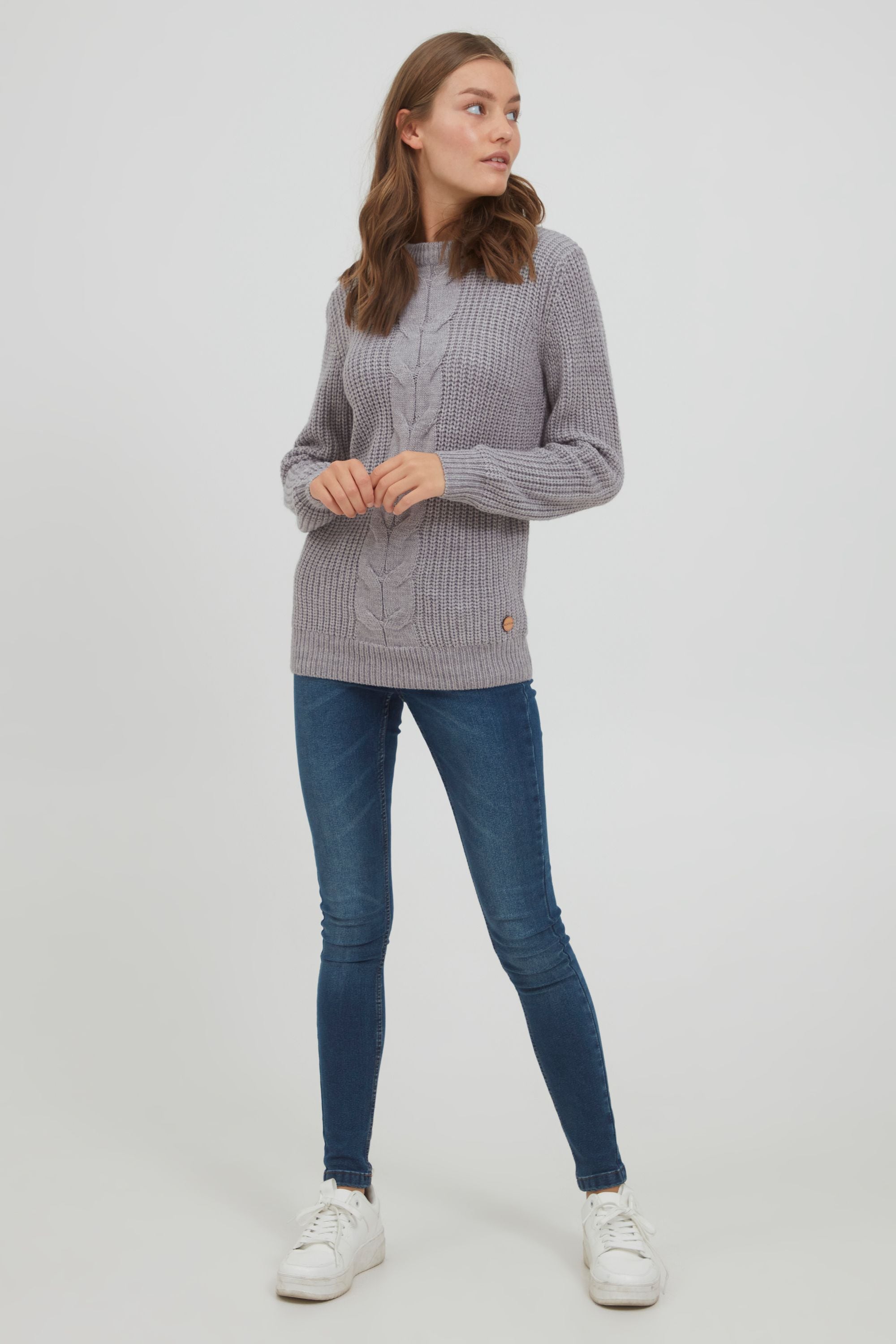 OXMO Strickfleece-Pullover »Strickpullover OXNatasja«