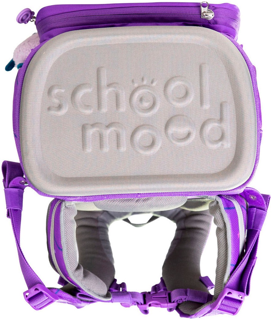 Schulranzen SCHOOL-MOOD "Champion Maxx Pro", Kinder, Gr. B/H/T: 30cm x 40cm x 23cm, marie (pegasus) mit moodie willi wissbegier, Polyester, Rucksäcke 3