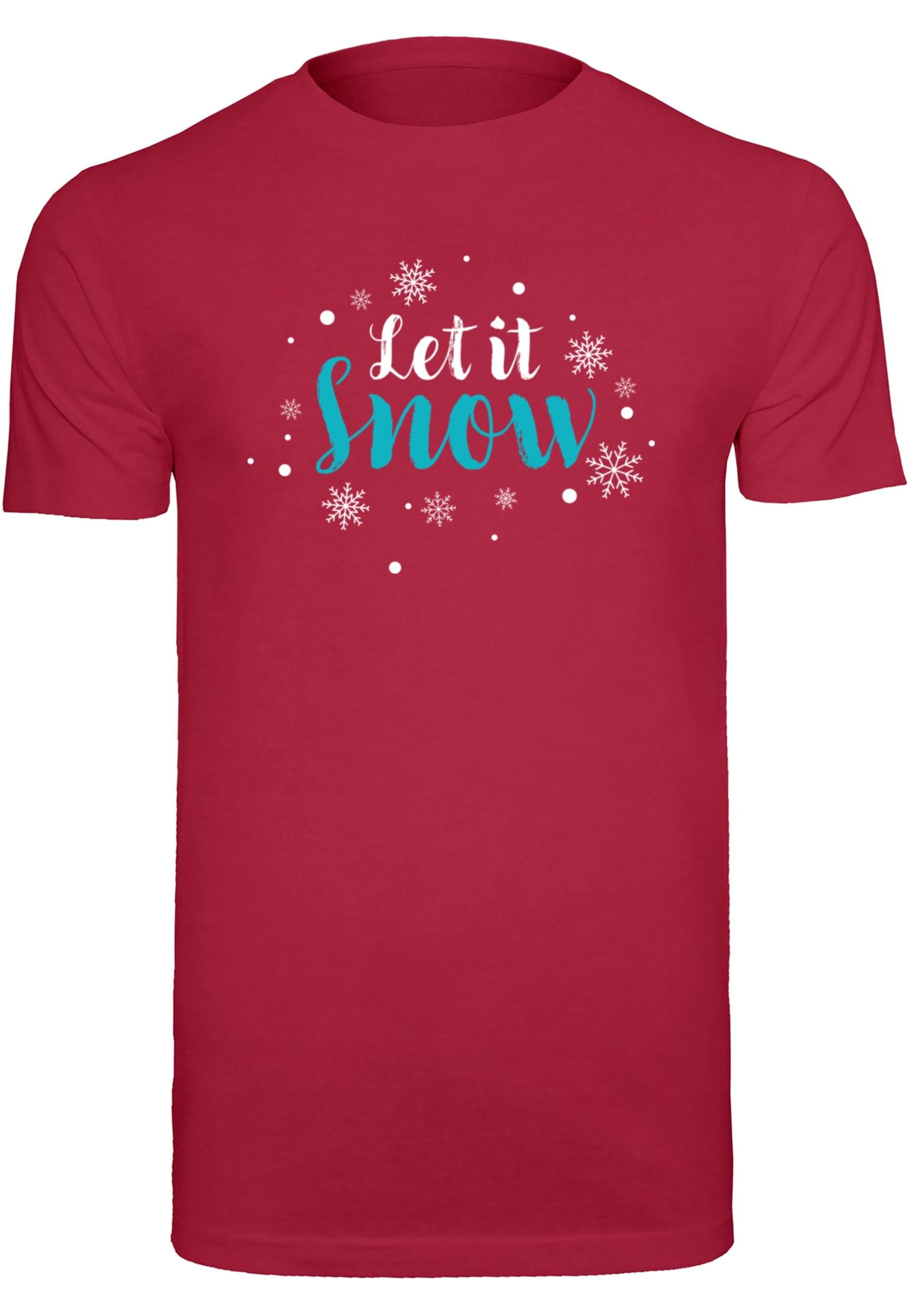 Merchcode T-Shirt "Merchcode Herren Let it snow T-Shirt Round Neck" günstig online kaufen