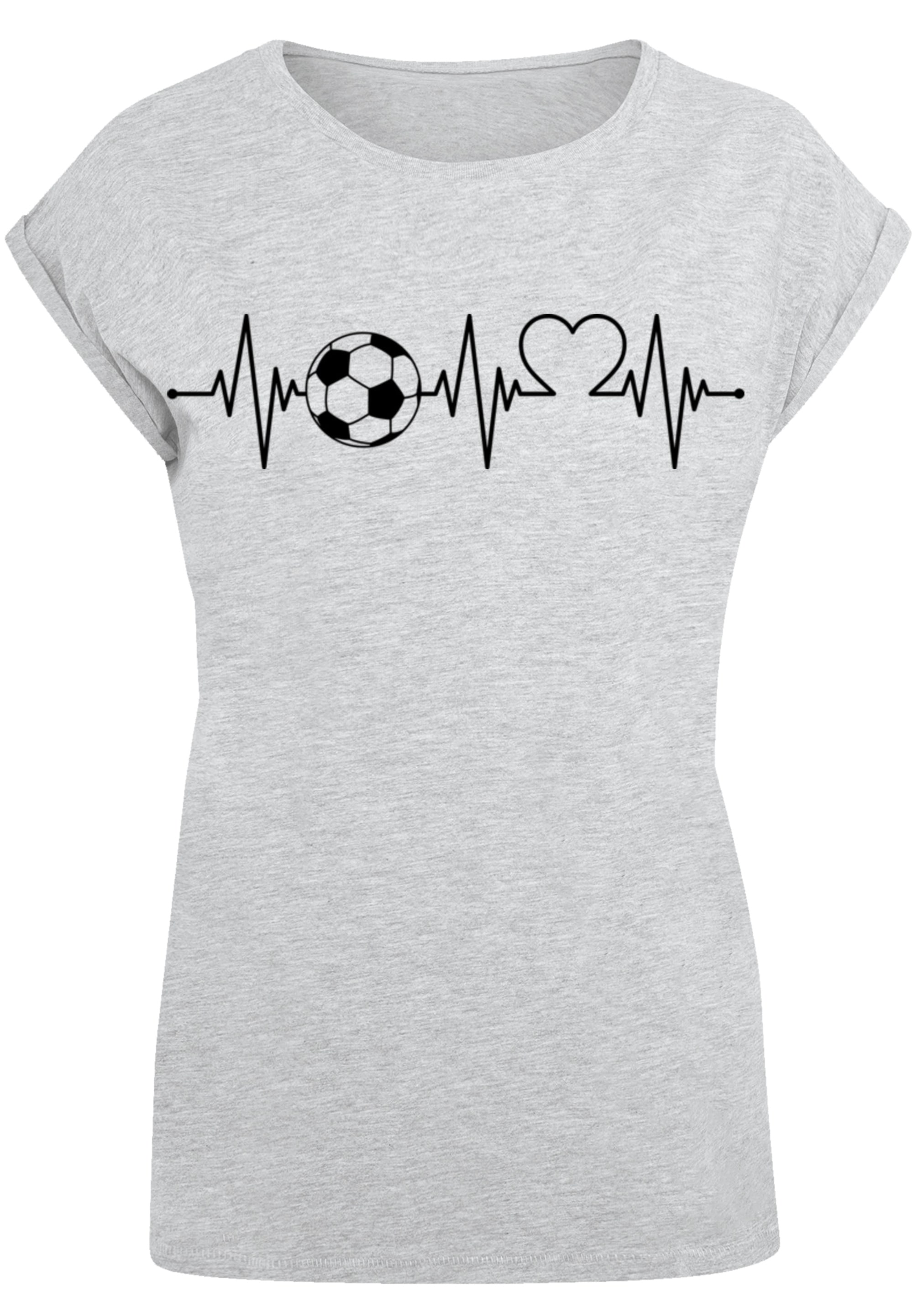 F4NT4STIC T-Shirt "Herzschlag Fußball", Premium Qualität günstig online kaufen