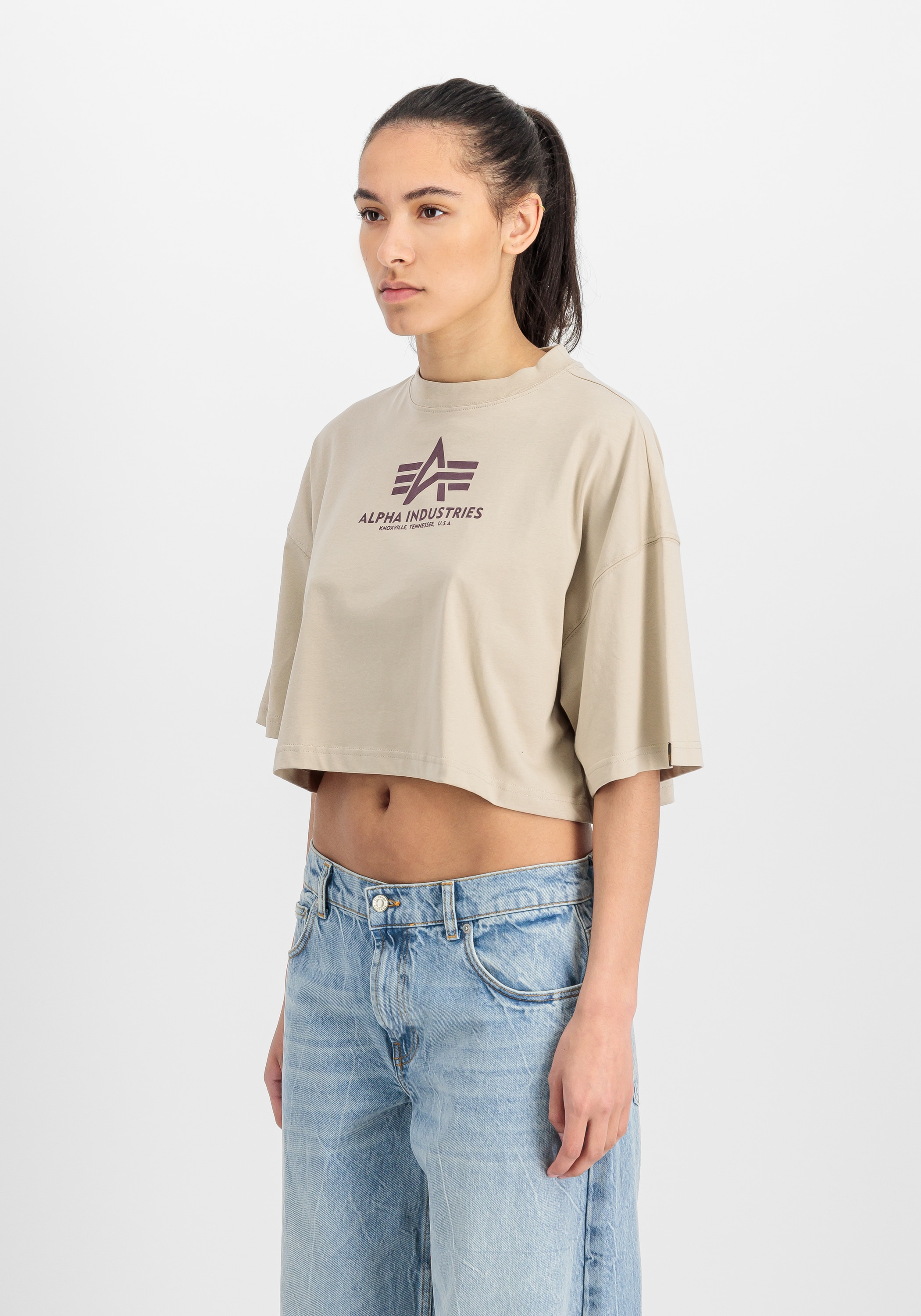 Alpha Industries T-Shirt »Basic T-Shirt BL Cropped PP W«