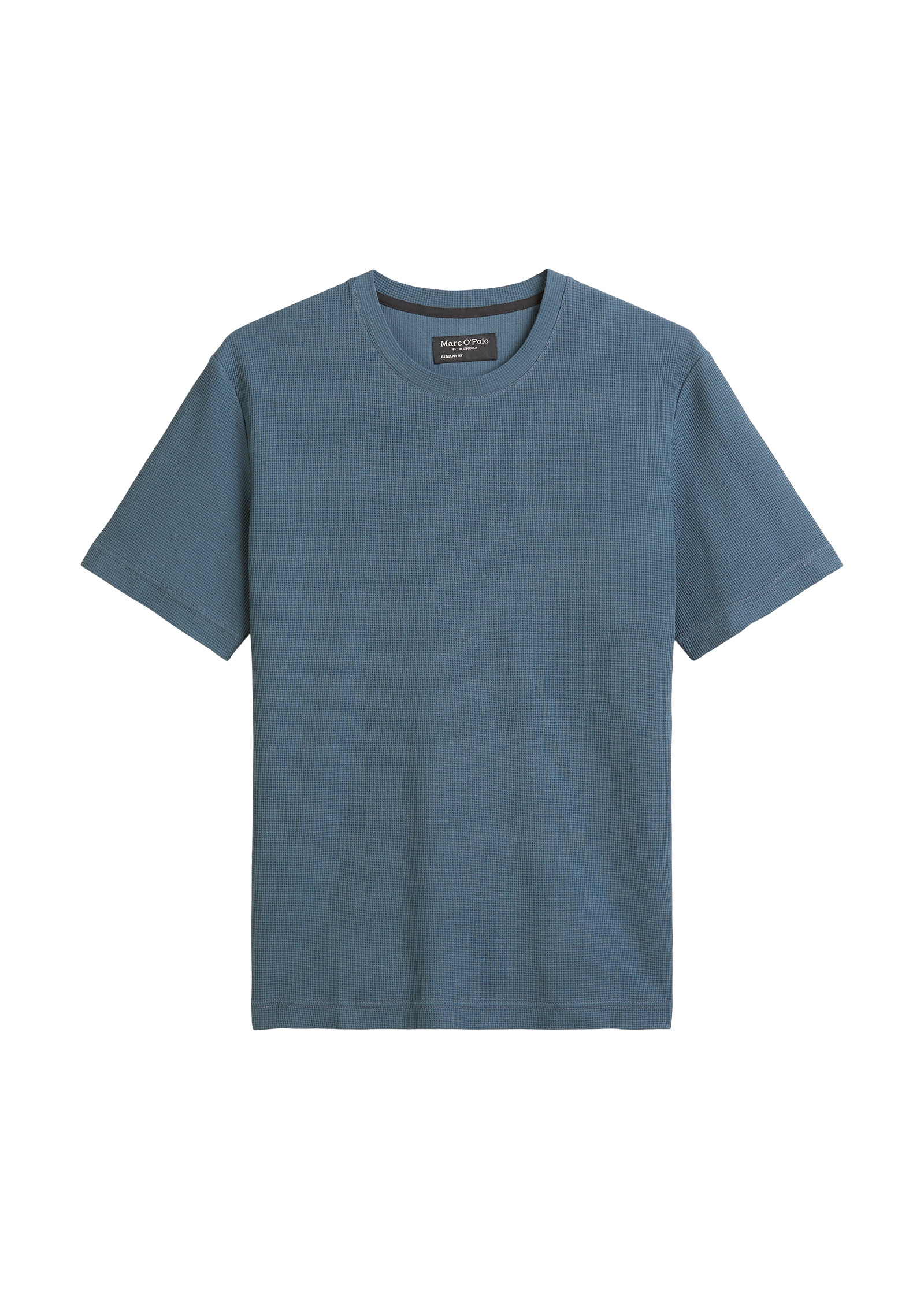 Marc O'Polo T-Shirt »mit feiner Waffelstruktur«