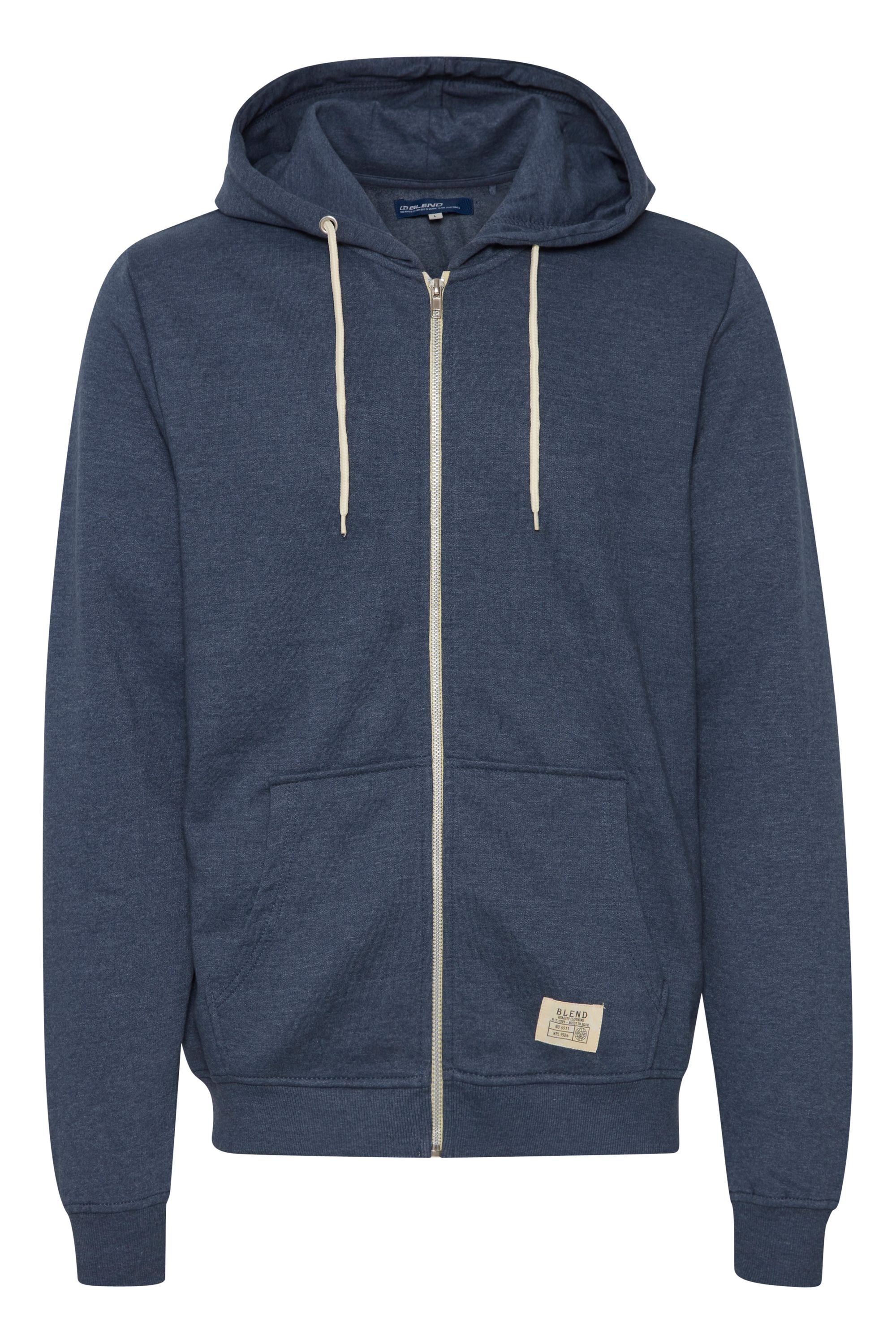 Blend Kapuzenpullover "BHNoah", Stilvolle Kapuzensweatjacke mit Taschen günstig online kaufen