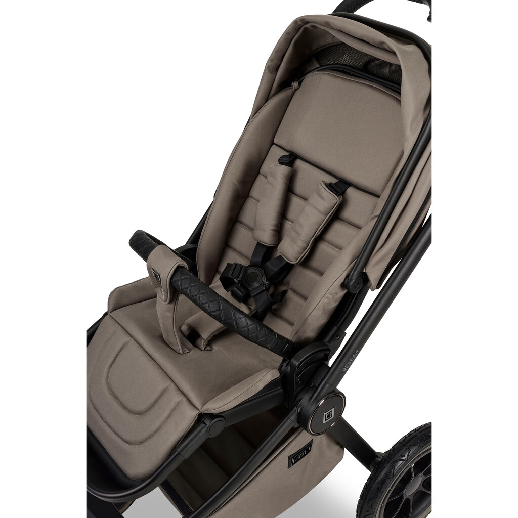 Moon Kombi-Kinderwagen »Resea+, mud/black matt«