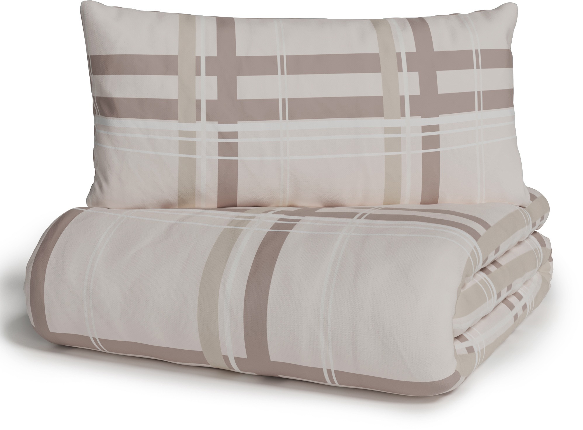 H.I.S Wendebettwäsche »Talin« 2 Stk. tlg. in Gr. 135x200 oder 155x220 cm, 100% Baumwolle, Karo-Design