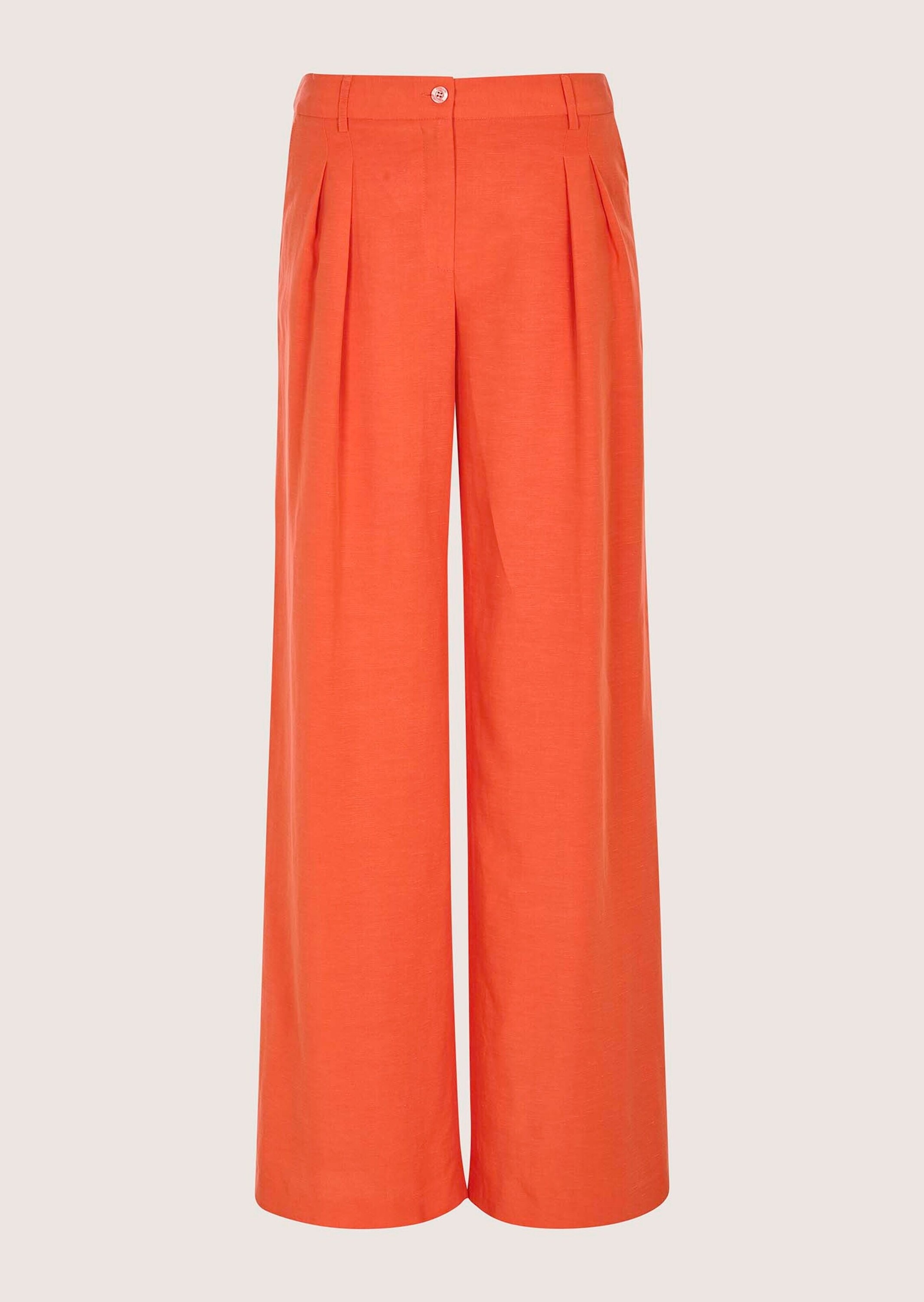 MADELEINE Stoffhose "Bundfaltenhose Leichte Sommerhose mit Formbund" Weite Hose mit Bundfalten