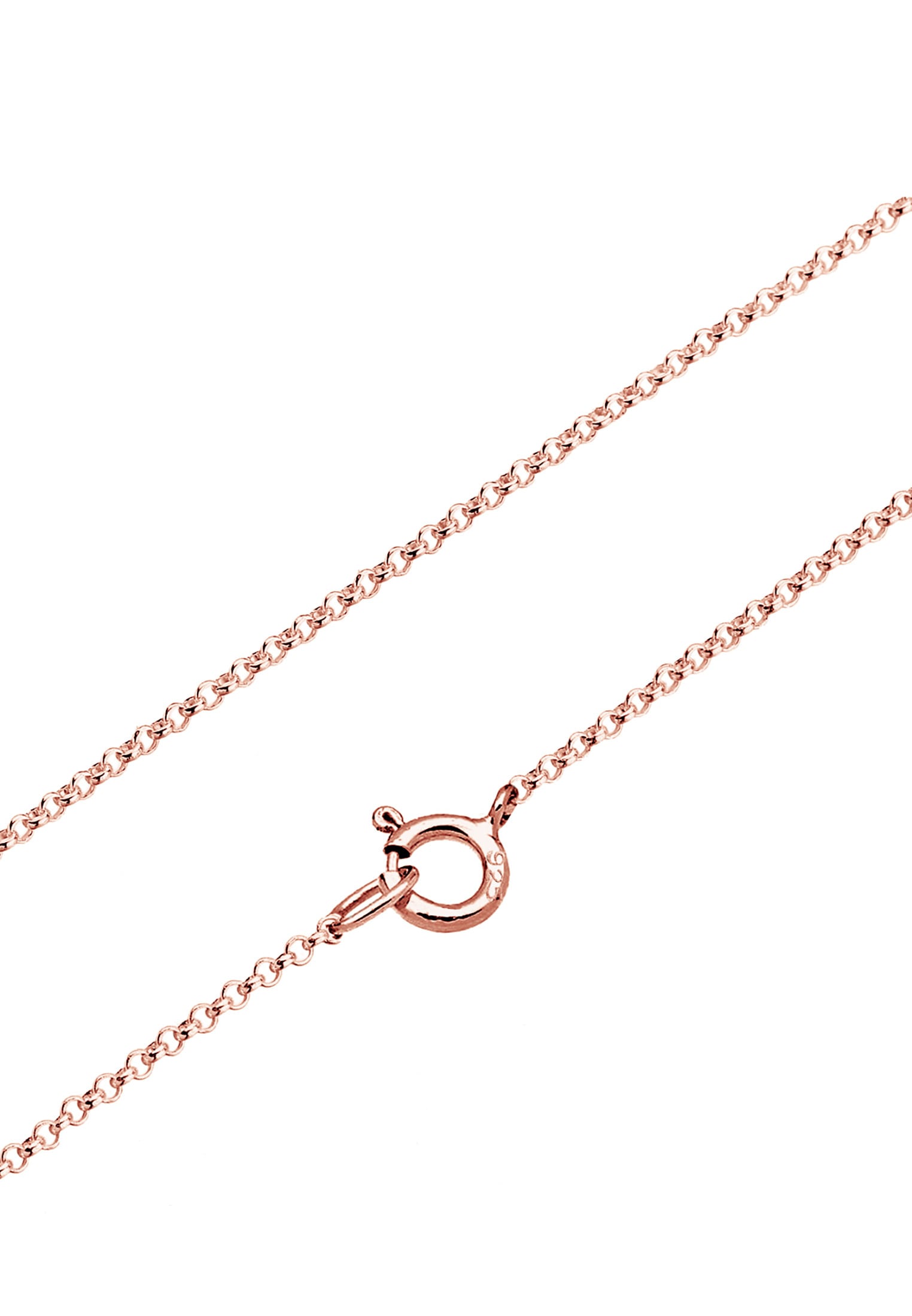 Elli Kette mit Anhänger »mit 5 Plättchen Anhänger 925 Silber«