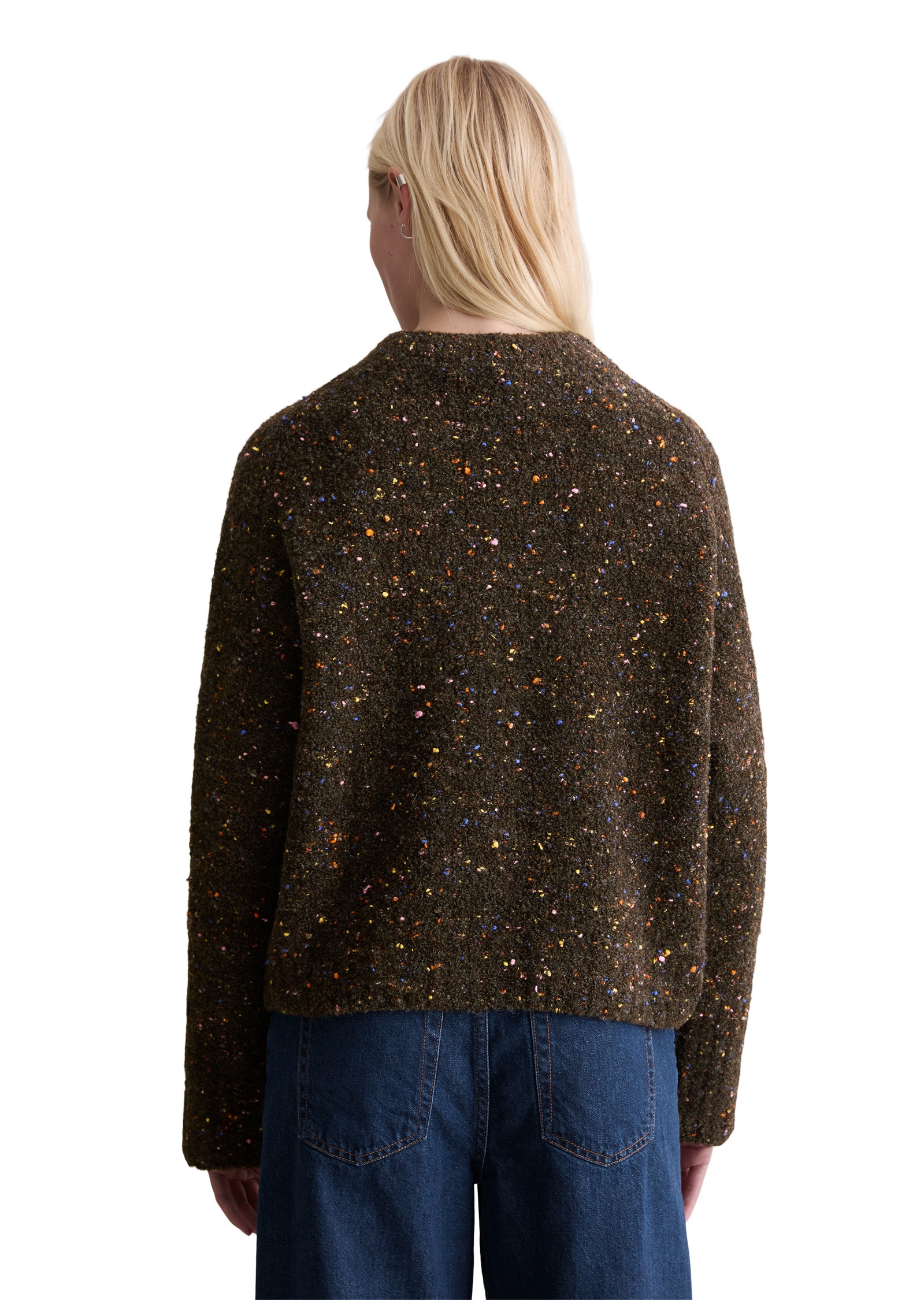 Thumbnail - Marc OPolo DENIM Strickpullover "aus Schurwolle-Viskose-Mix"