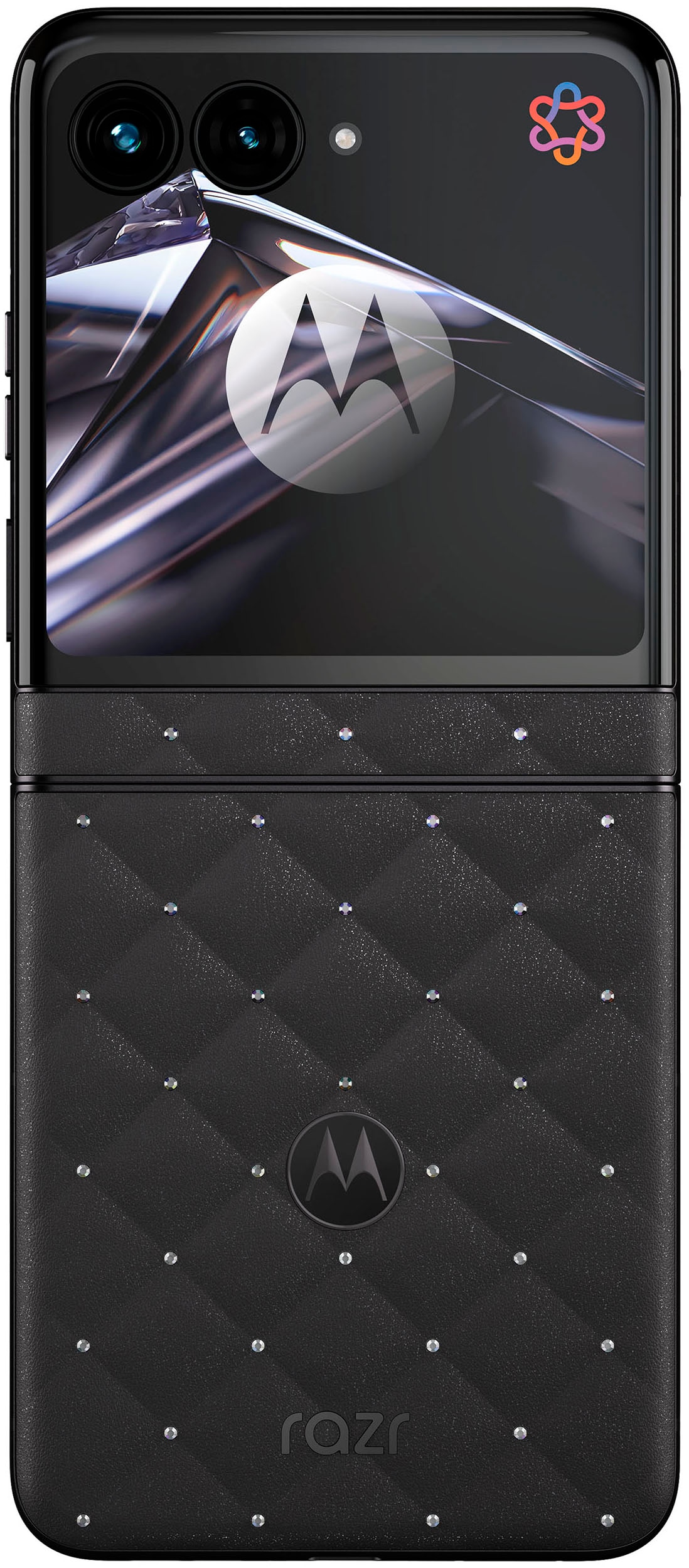 Motorola Smartphone »razr 70 256GB Swarovski Edition« PANTONE® Meteorite