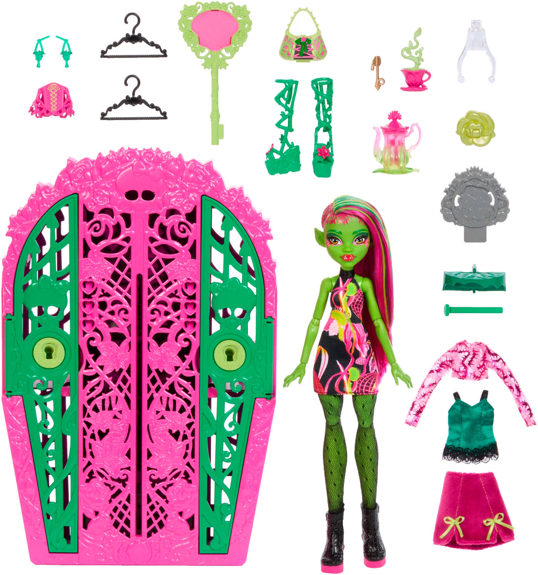 MonsterHigh™ Anziehpuppe »Skulltimate Secrets: Garden Mysteries, Venus McFlytrap«