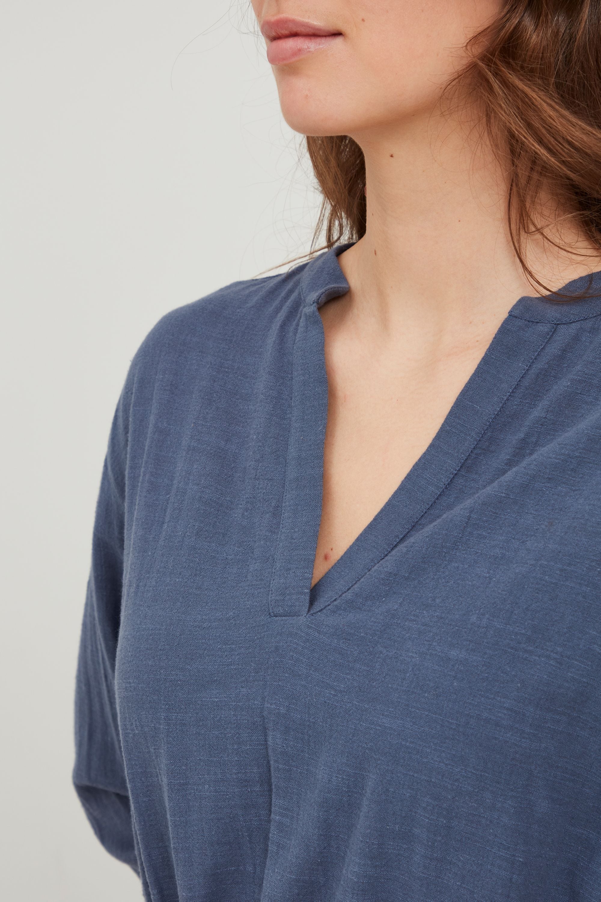 fransa Blusenkleid »Blusenkleid FRAlslub«