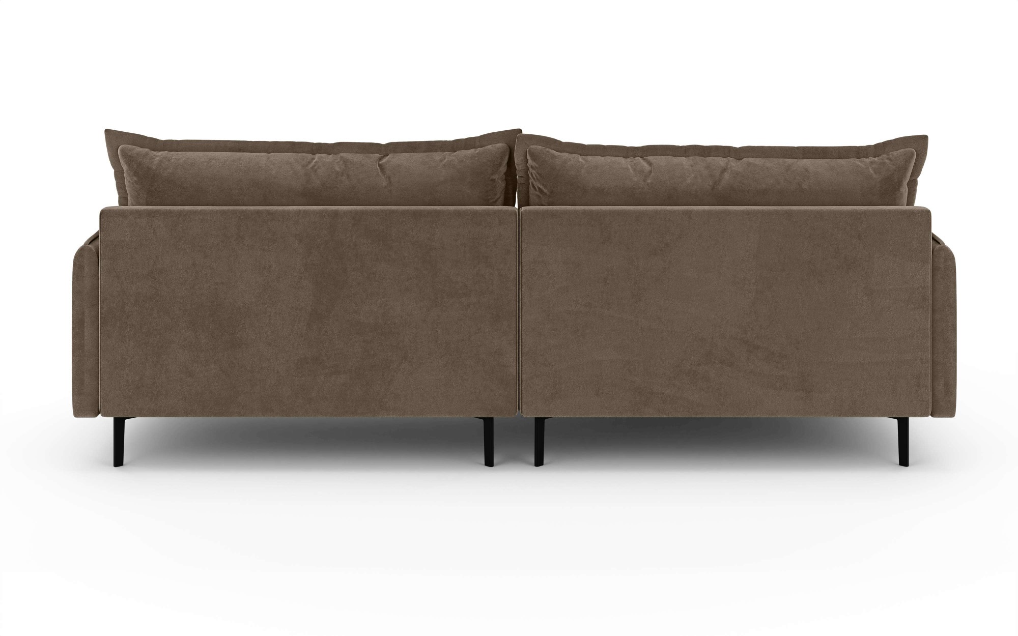 INOSIGN Ecksofa »ALEXANDRIA mit Recamiere rechts oder links bestellbar, moderne Bezüge«, L-Form mit Wellenunterfederung, Maße: B/H/T 246/86/190 cm