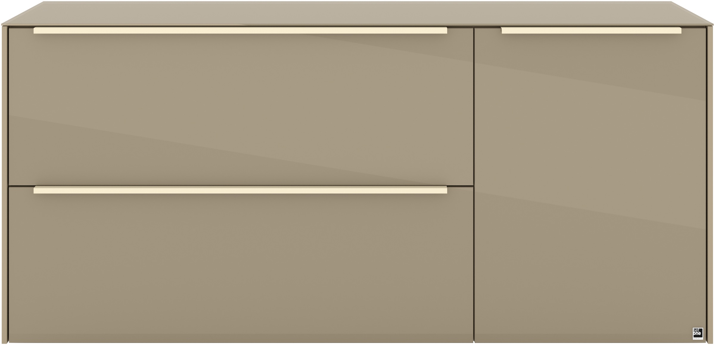 set one by Musterring Lowboard »Reno« 1 Stk. tlg. Mit Gleitern und in verschiedenen Farben erhältlich