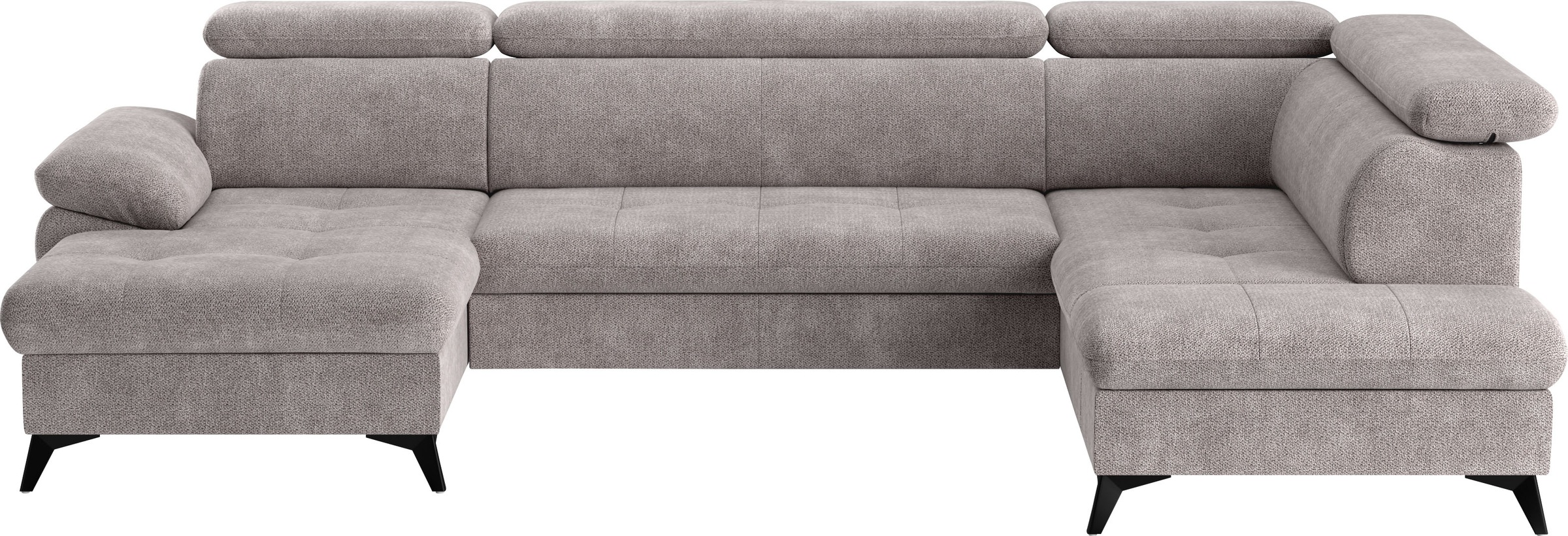 COTTA Wohnlandschaft »Hudson U-Form«, mit Kopfteilverstellung, wahlweise mit Bettfunktion & Bettkasten