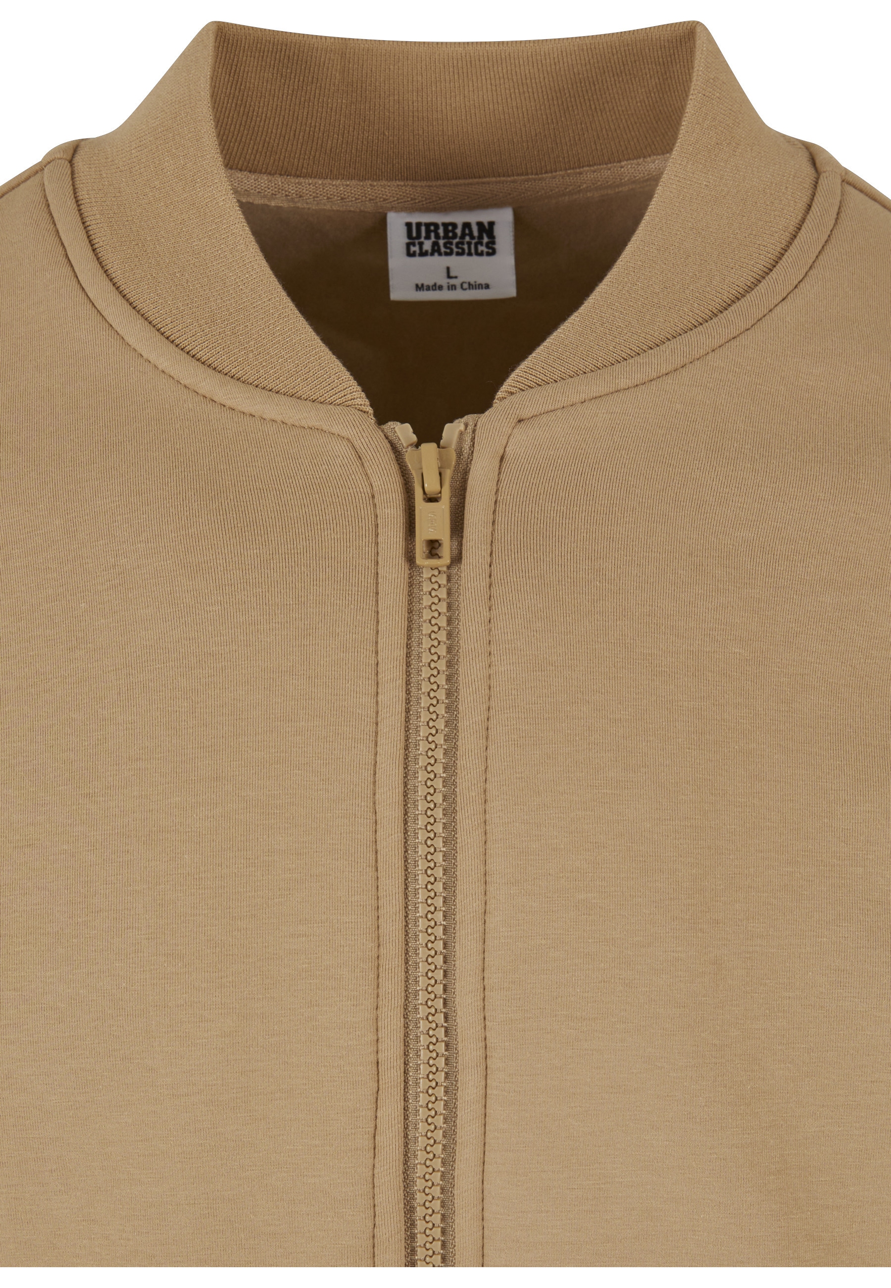URBAN CLASSICS Collegejacke »Urban Classics Herren Cozy College Jacket« 1 Stk. tlg. ohne Kapuze