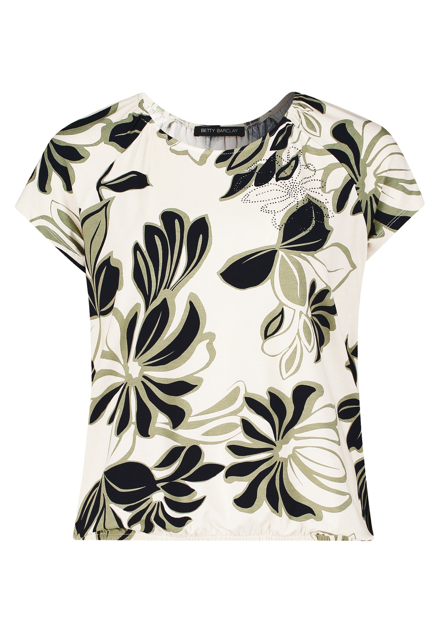 Betty Barclay Kurzarmshirt "Betty Barclay Printshirt mit Gummizug", (1 tlg. günstig online kaufen